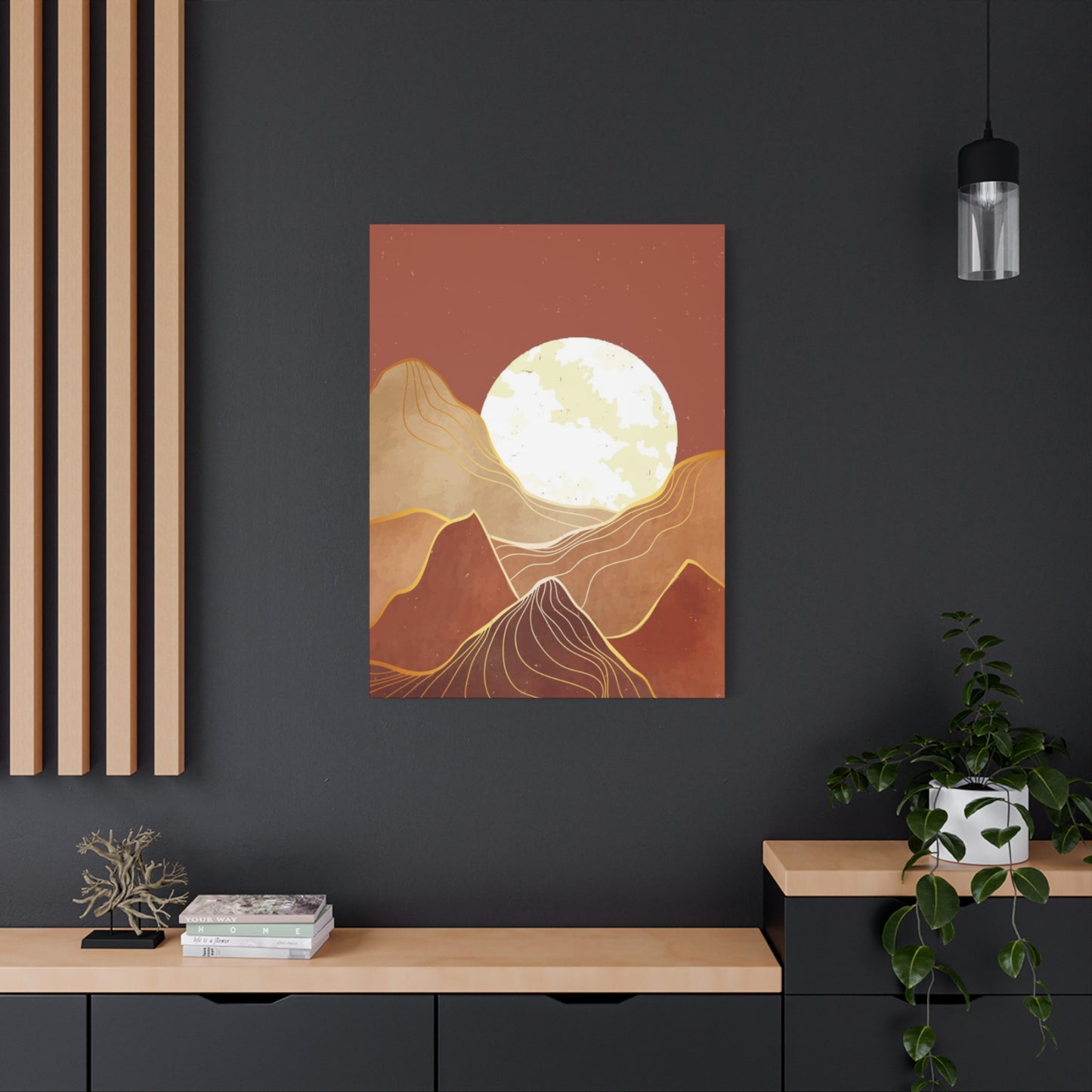 Mountain Sunset Entryway Wall Art & Canvas Prints