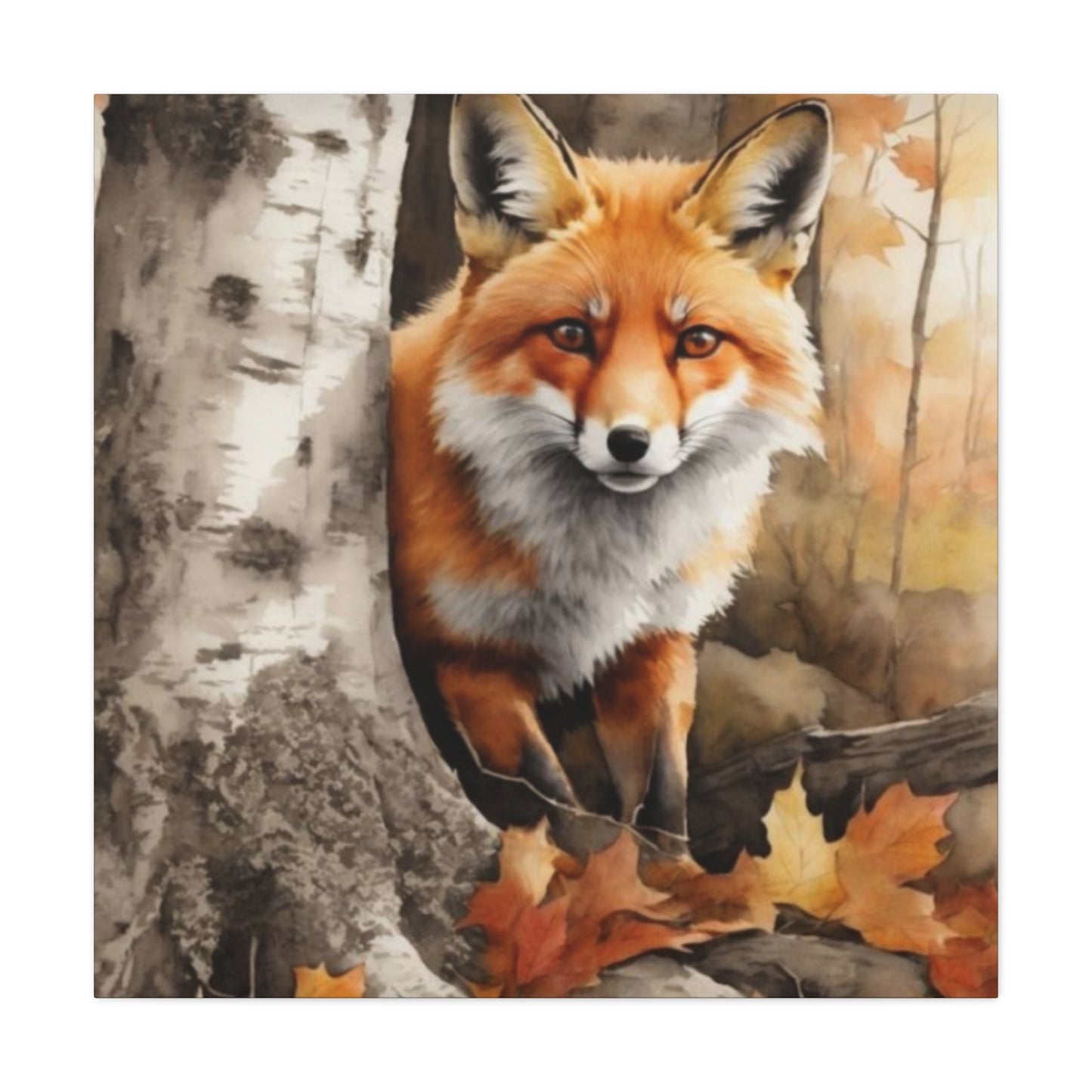 Little Baby Fox Wall Art & Canvas Prints