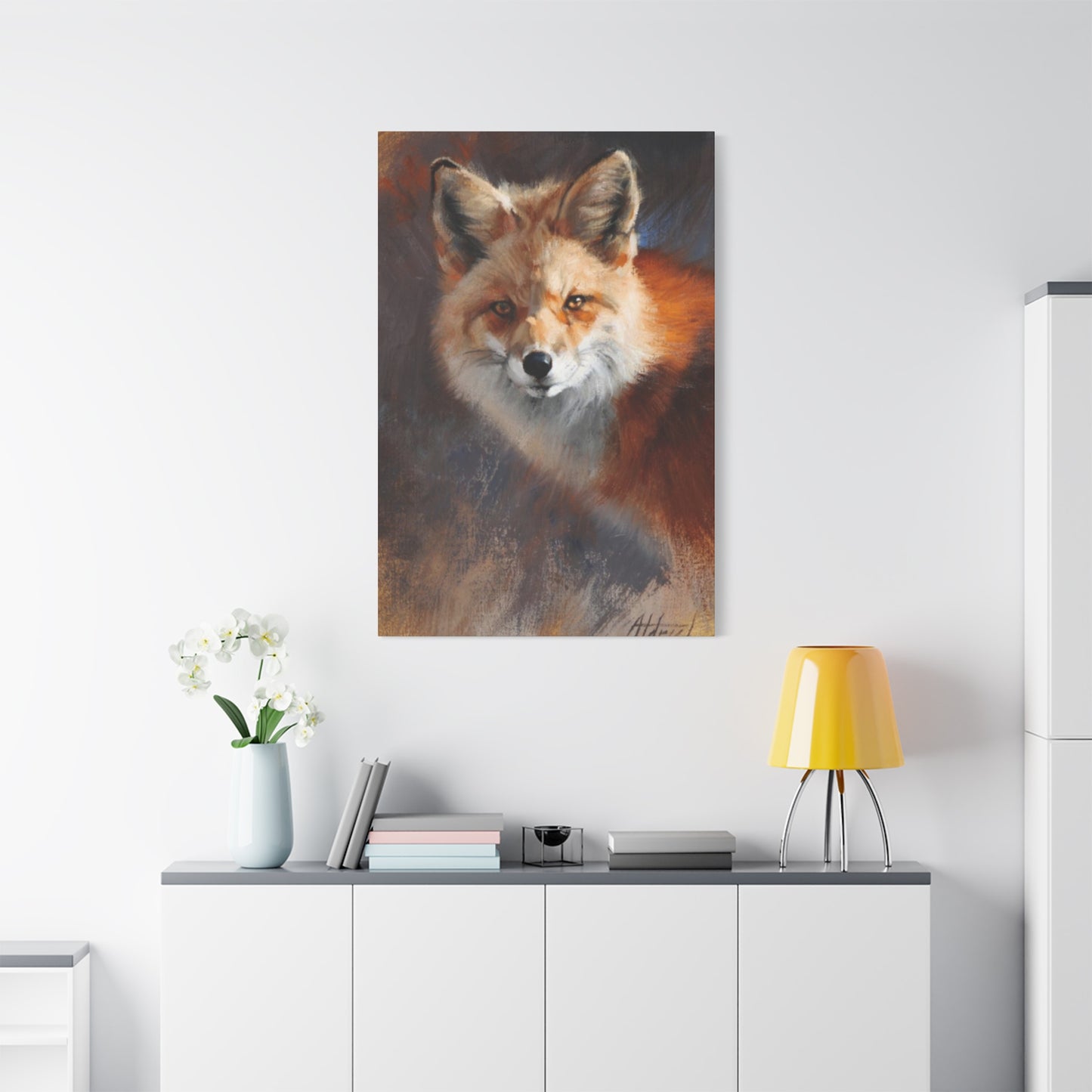 The Abstract Red Fox Portrait Wall Art & Canvas Prints