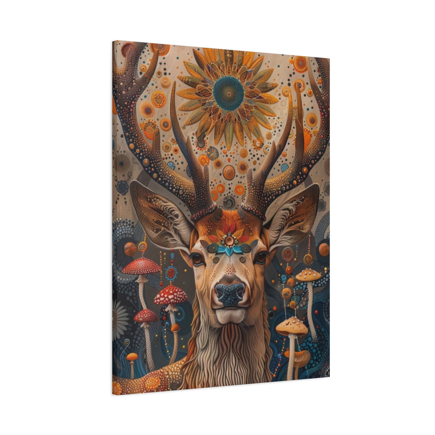 Deer & Mushroom Wall Art & Canvas Prints