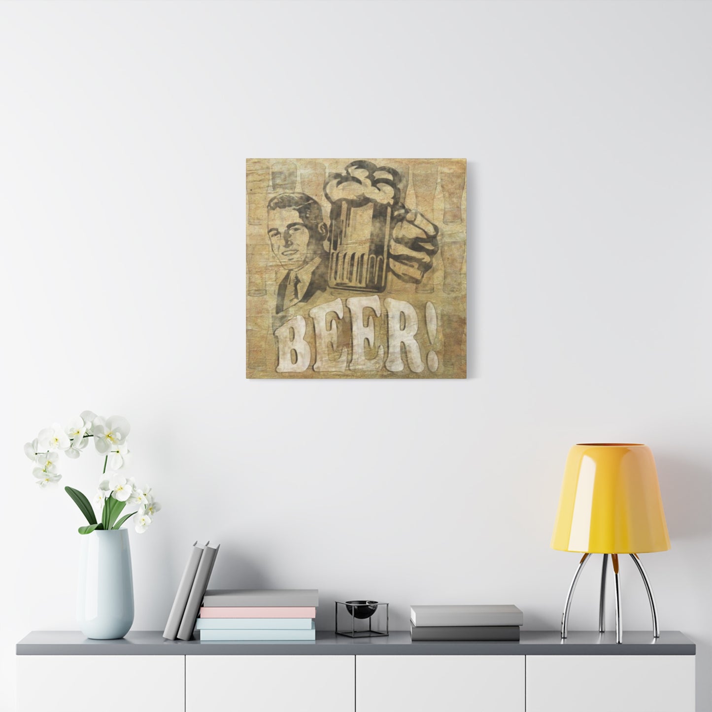 Beer Man Cave Decor Wall Art & Canvas Prints