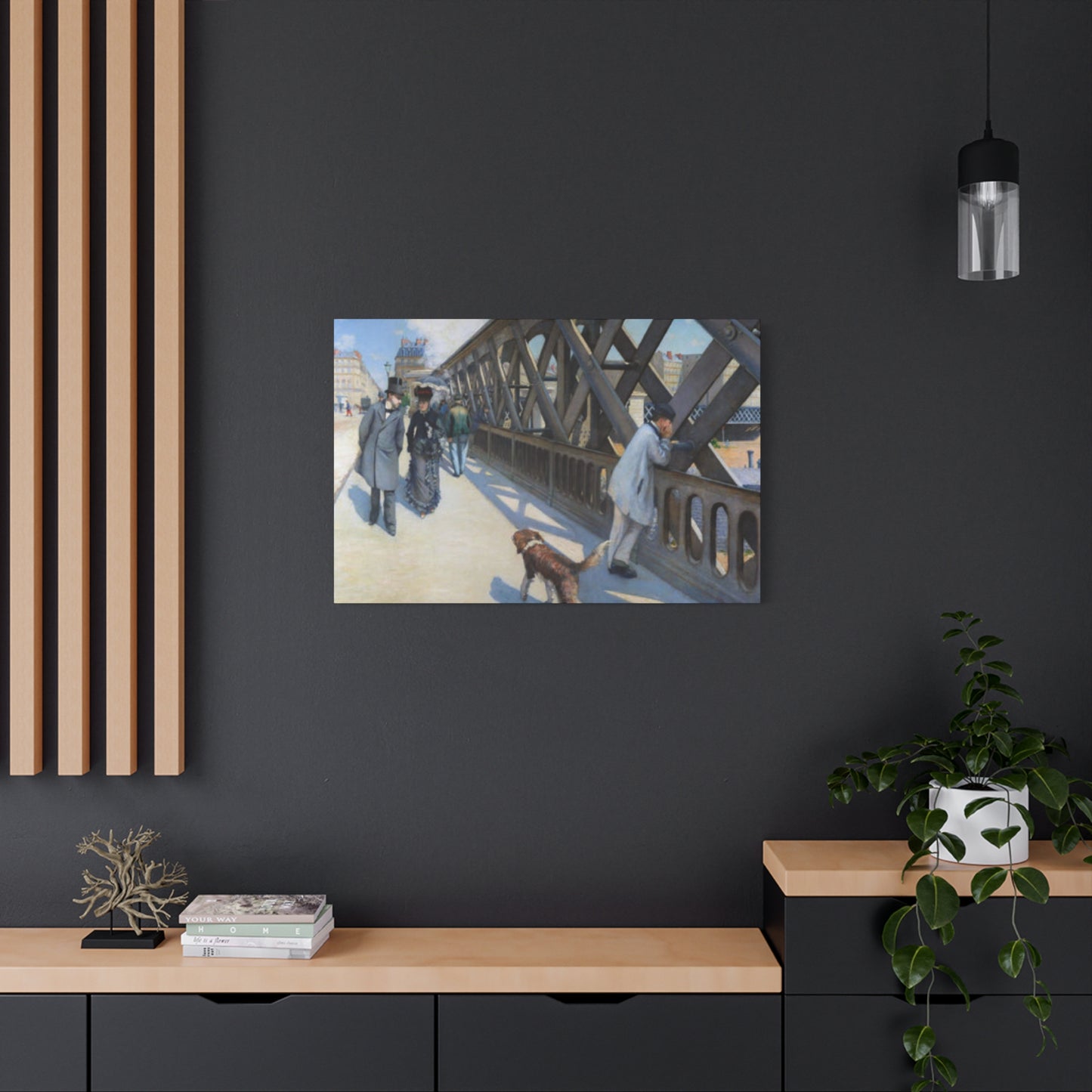 Gustav Iron Bridge Painting Wall Art & Canvas Prints