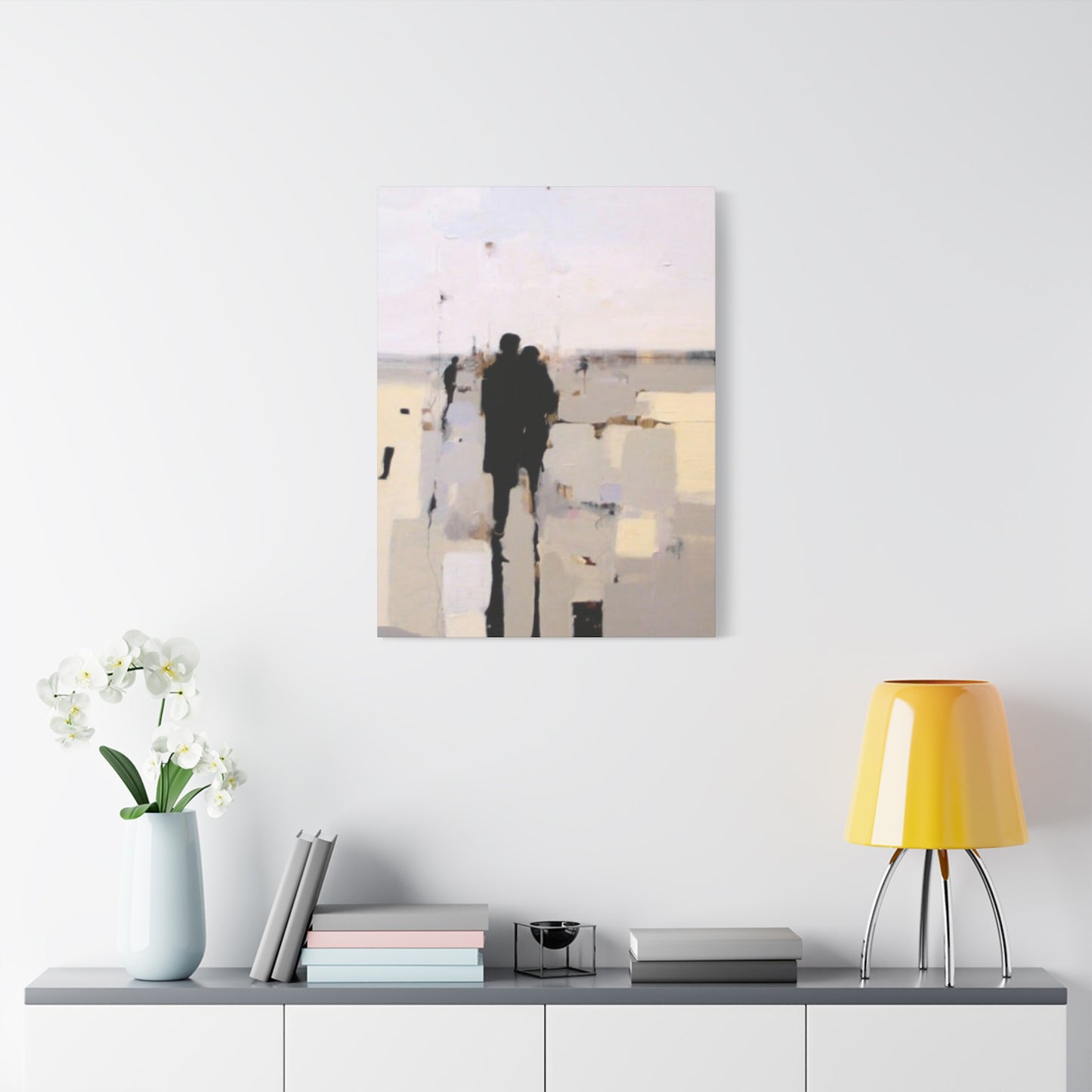 Couple Oil Painting Modernism Wall Art & Canvas Prints