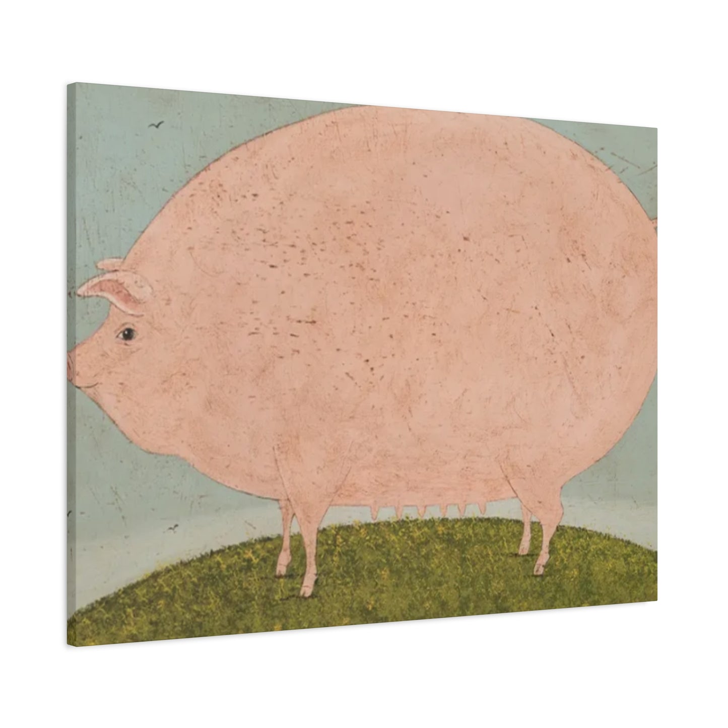 Fat Pig Kimble Warren Wall Art & Canvas Prints