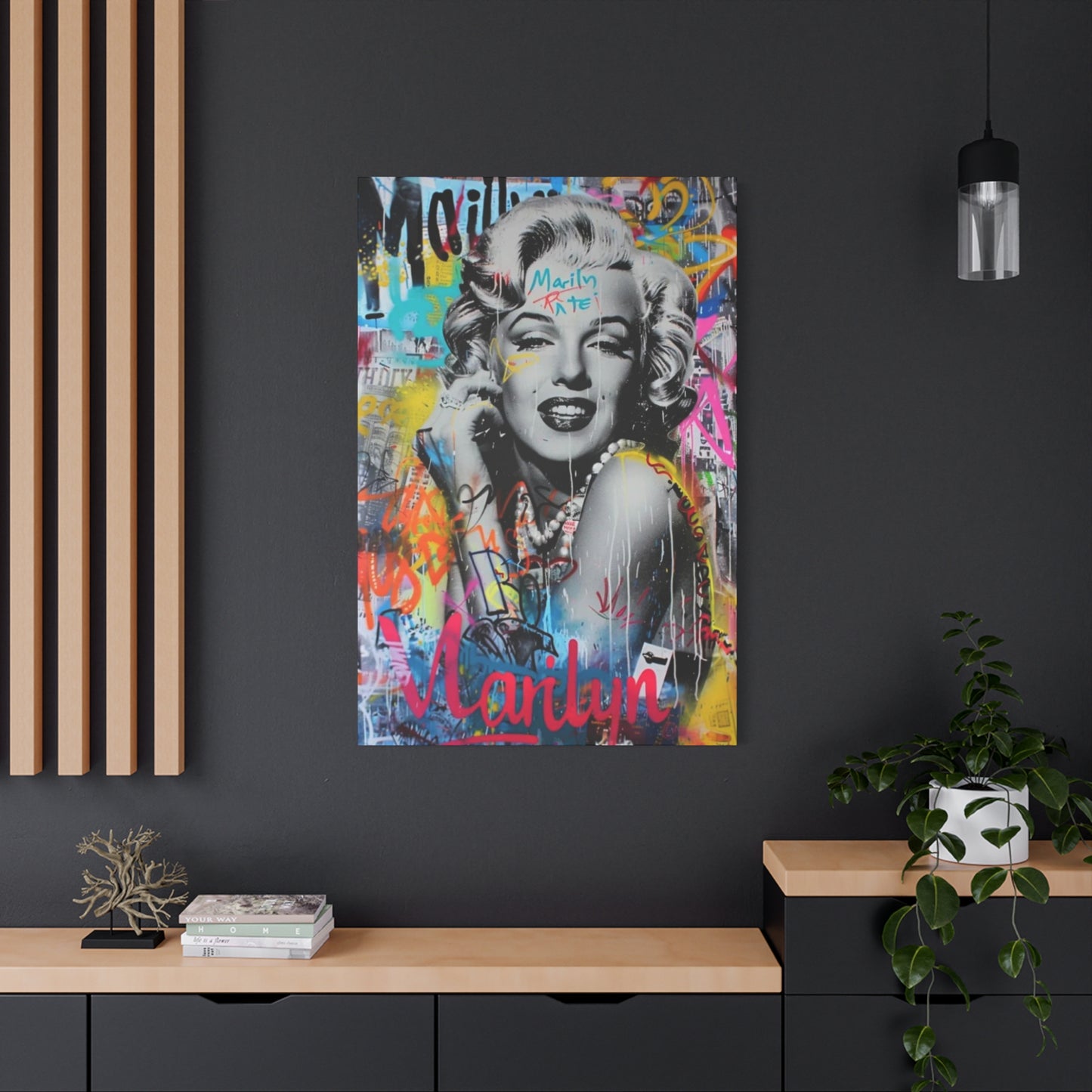 Marilyn Monroe Abstract Drawing Wall Art & Canvas Prints