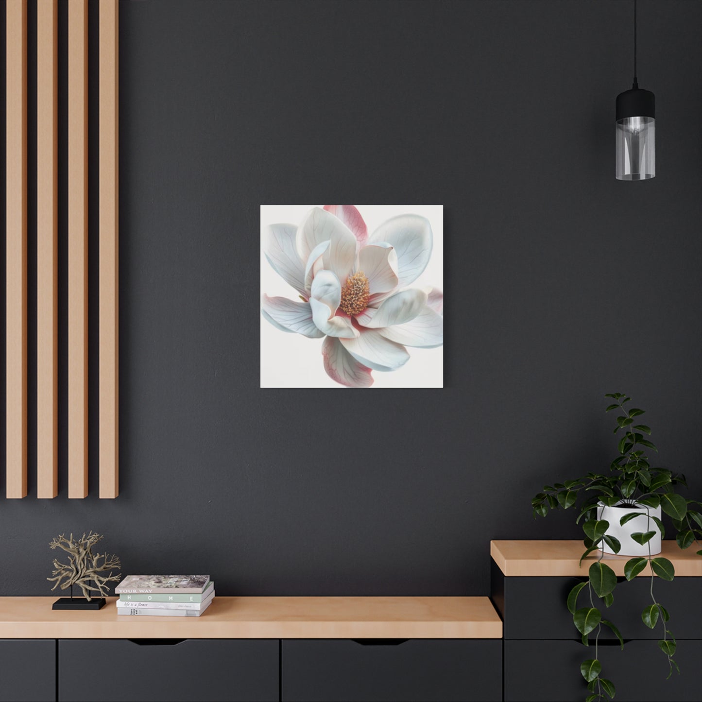 Pink Magnolia Flower Wall Art & Canvas Prints