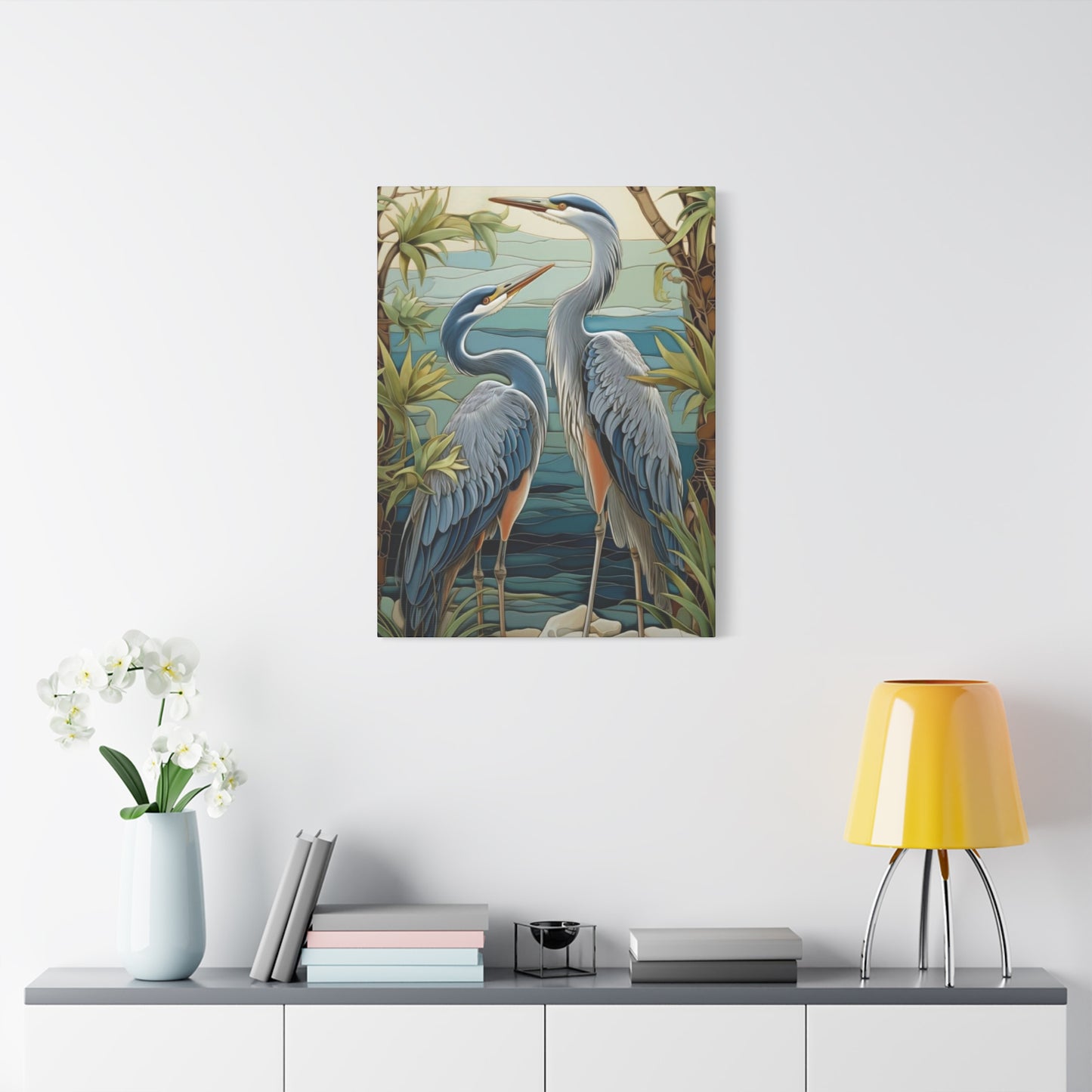 Herons in Wild Wall Art & Canvas Prints