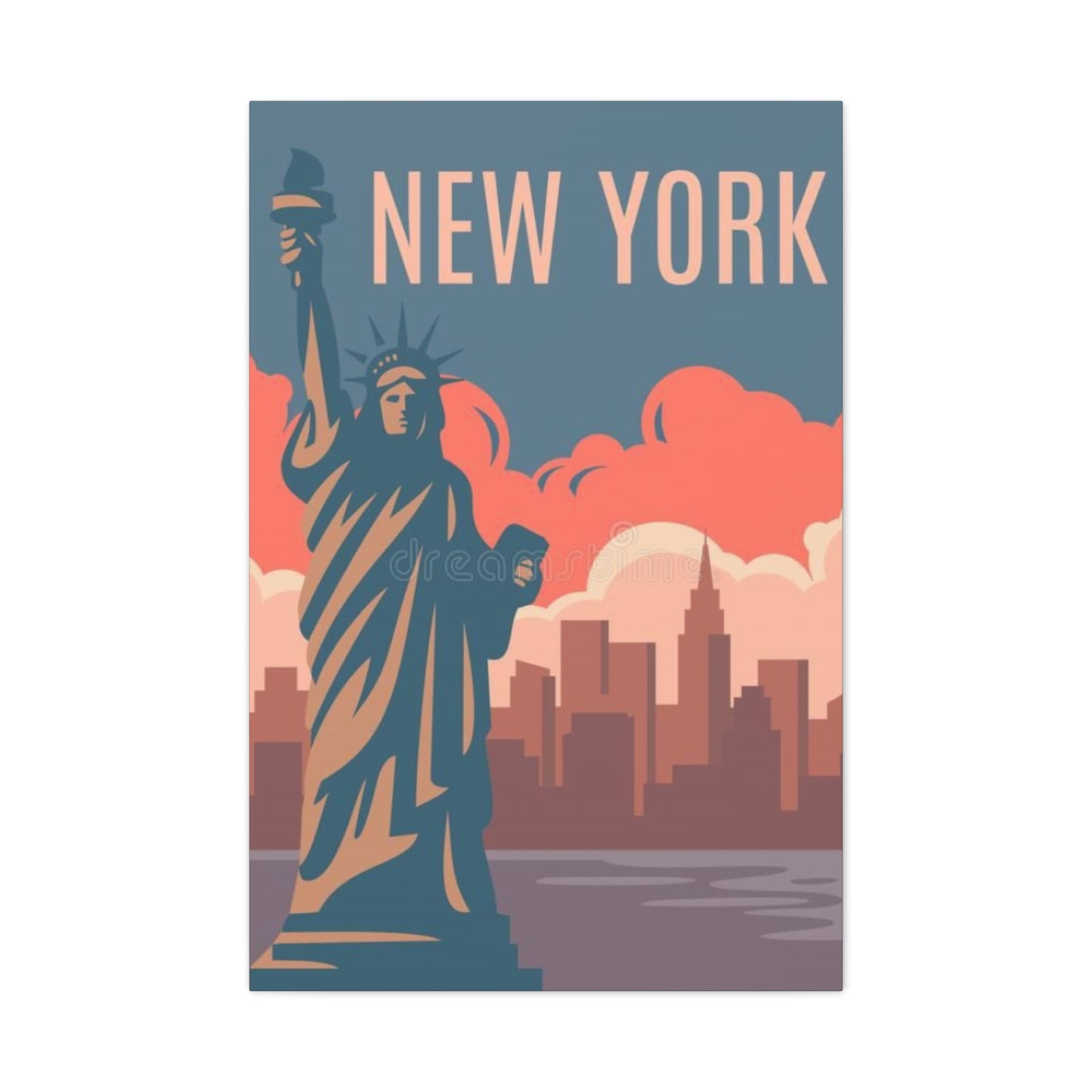 Poster Of Statue Of Liberty New York City Wall Art & Canvas Prints