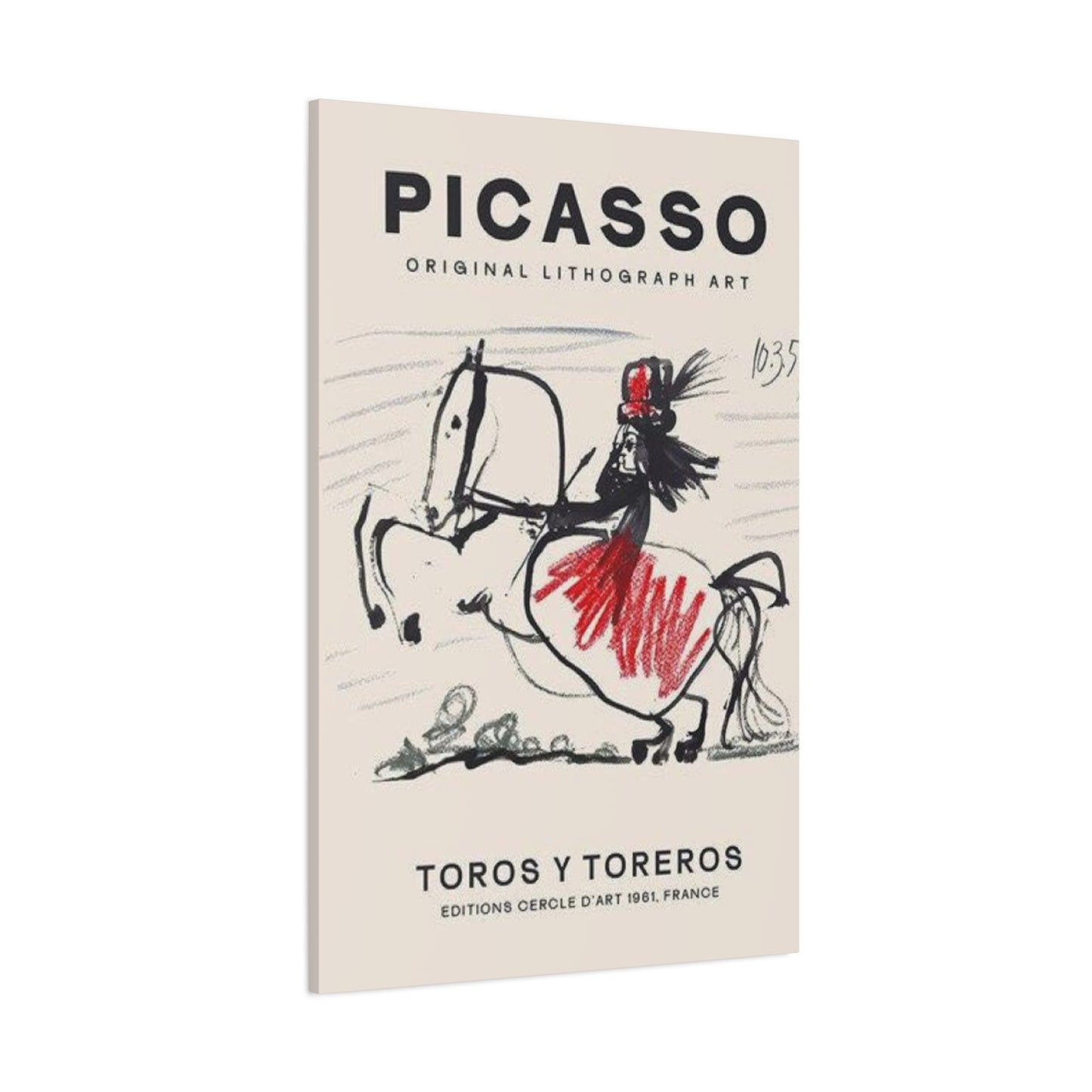 Picasso Horse Riding Modernism Wall Art & Canvas Prints