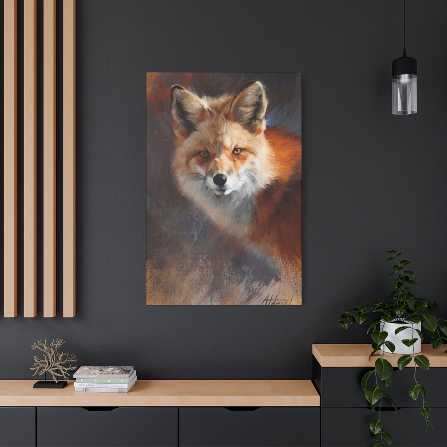 The Abstract Red Fox Portrait Wall Art & Canvas Prints