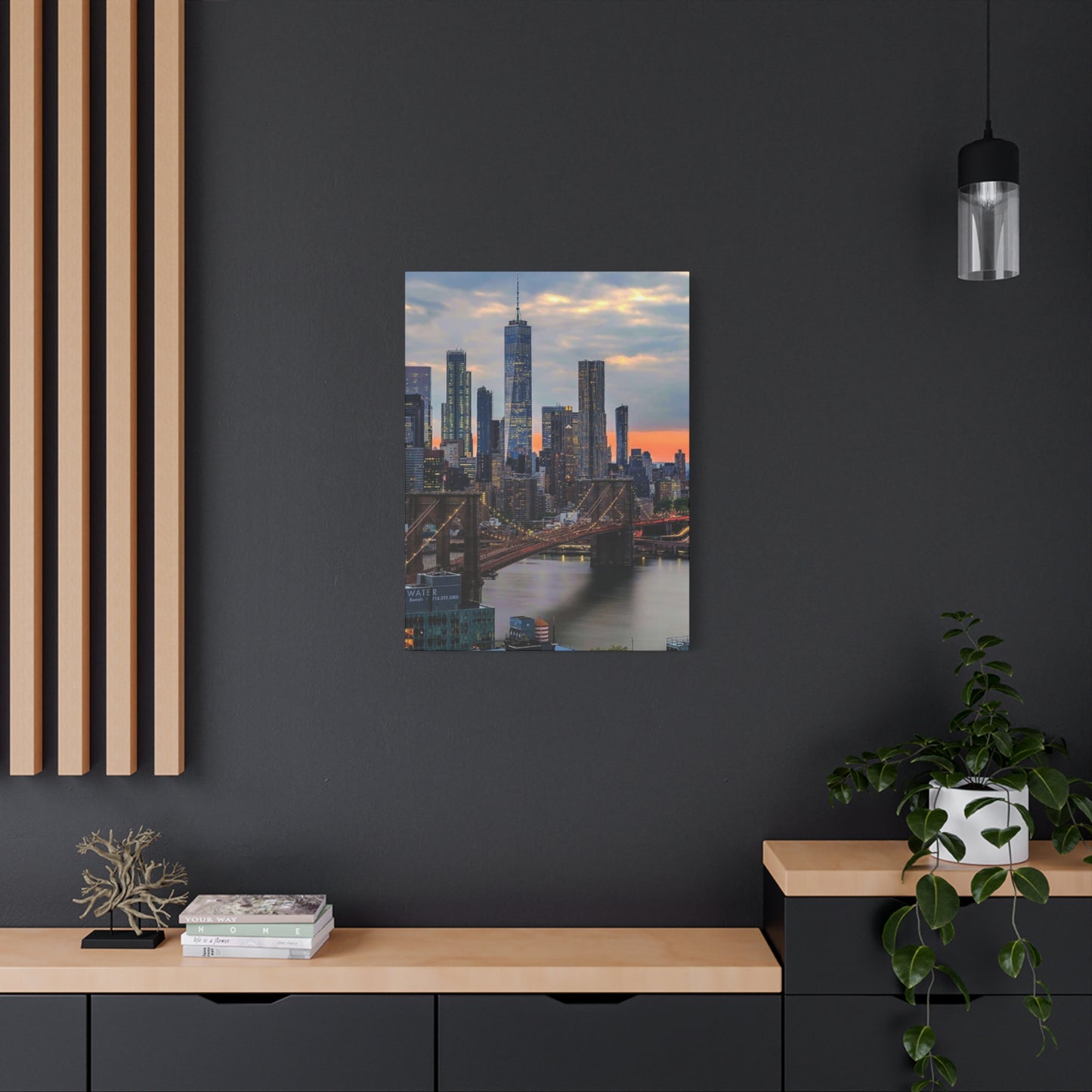 Cloudy NYC Skyline Wall Art & Canvas Prints