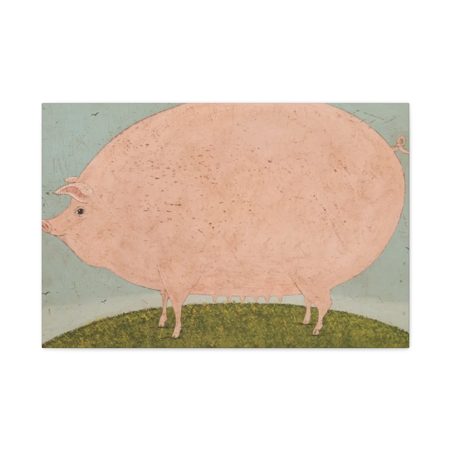 Fat Pig Kimble Warren Wall Art & Canvas Prints