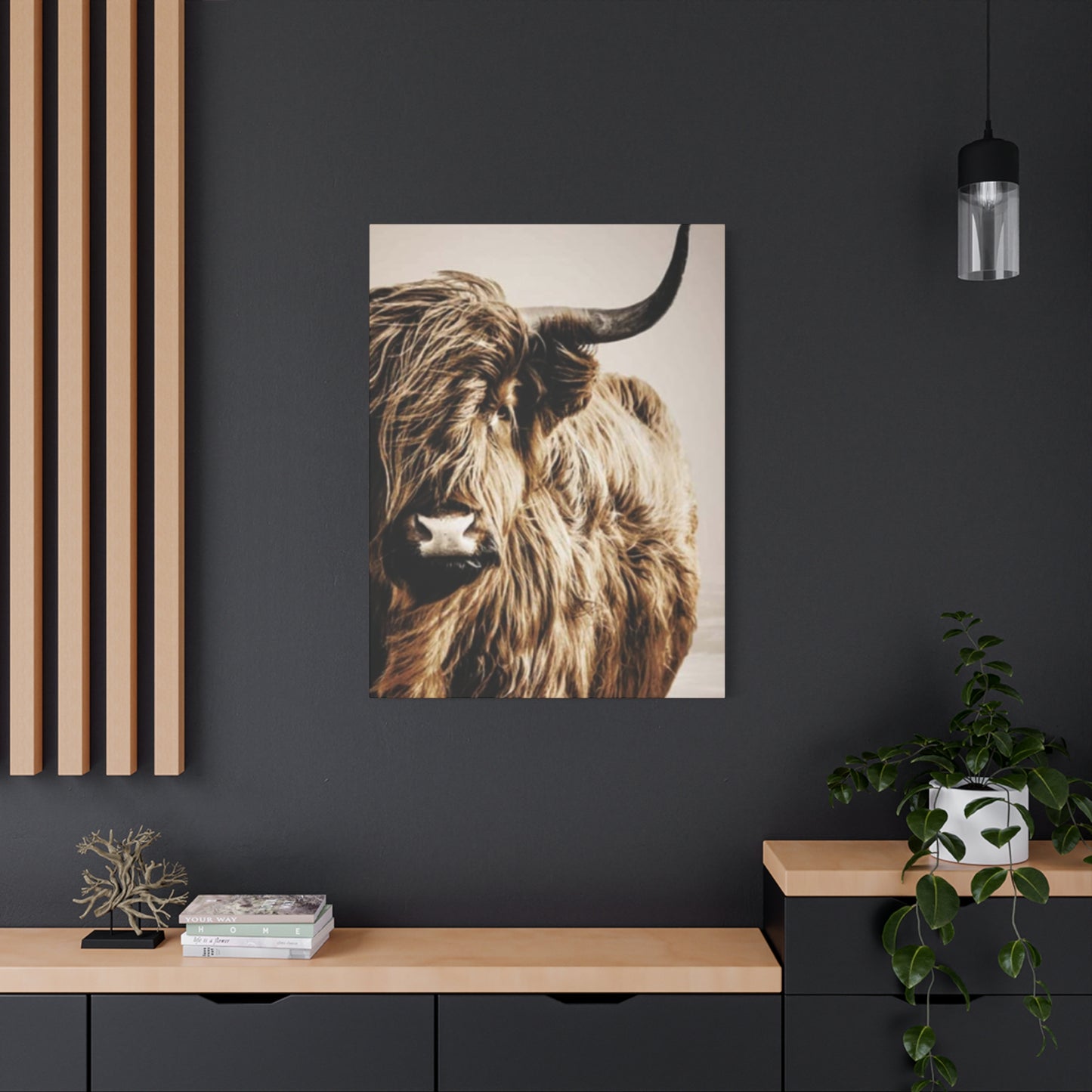 Wild Hairy Bull Longhorn Wall Art & Canvas Prints