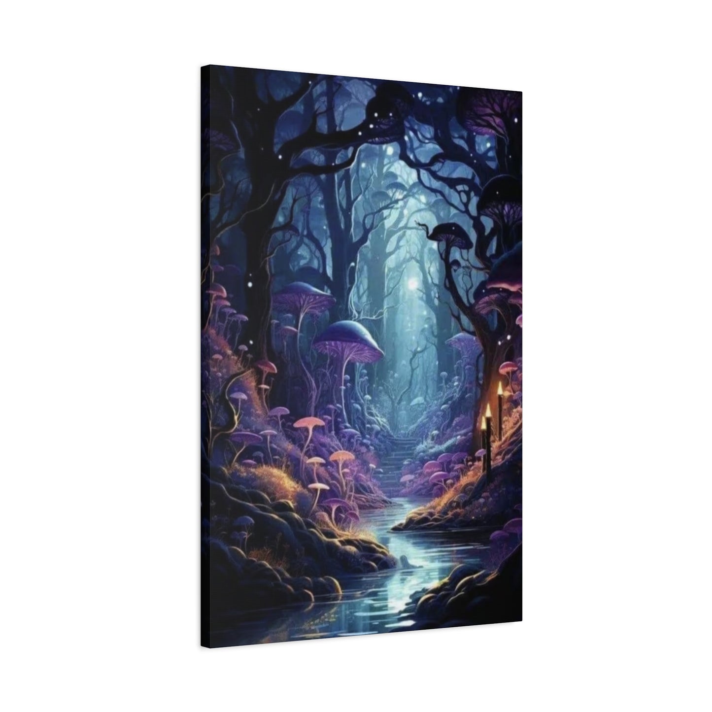 Mushroom Glowing Wildlife Wall Art & Canvas Prints