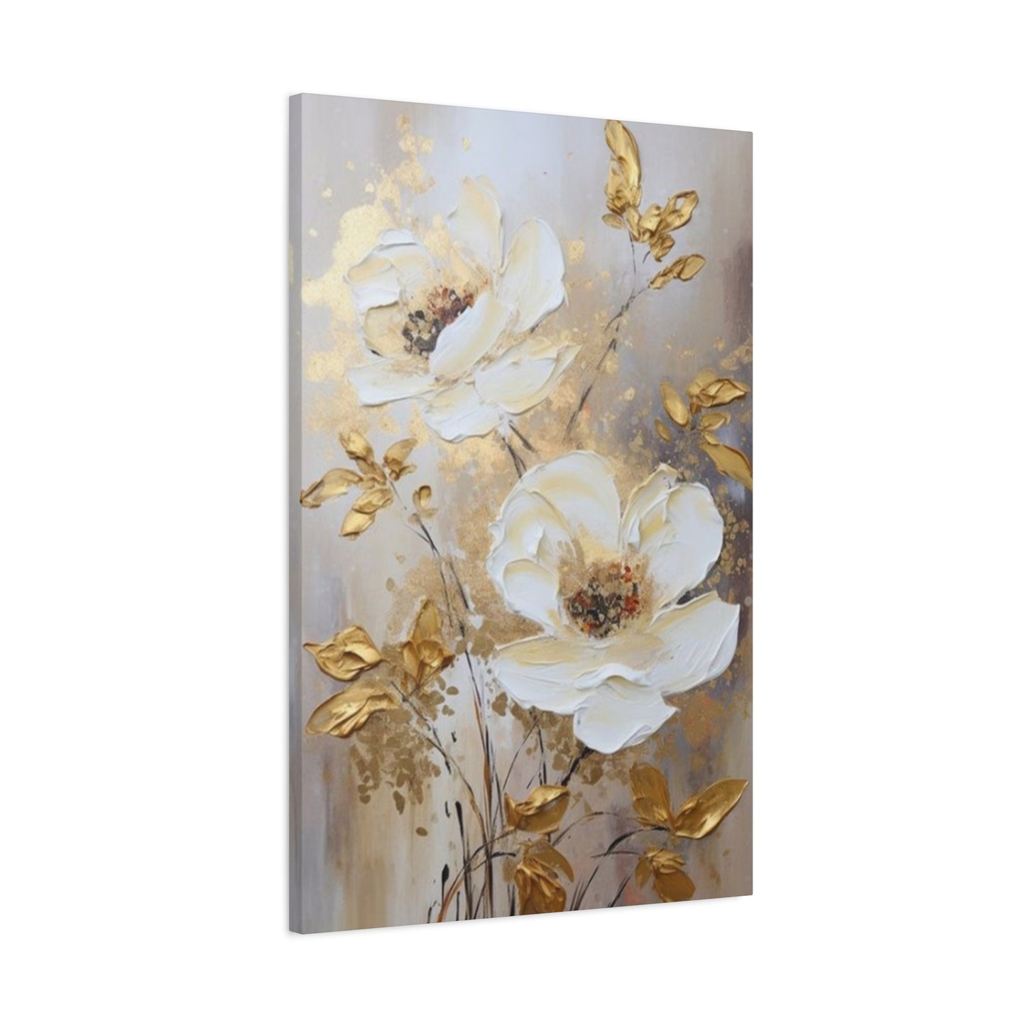 Golden Flower Wall Art & Canvas Prints