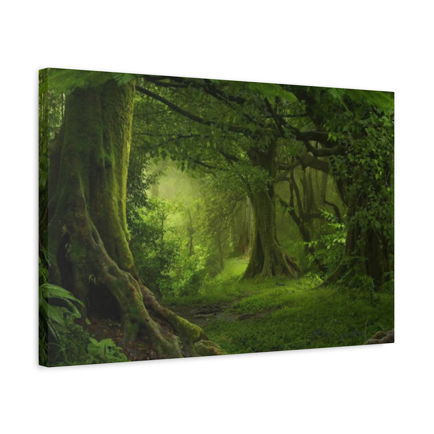 Green Tropical Forest Wall Art & Canvas Prints