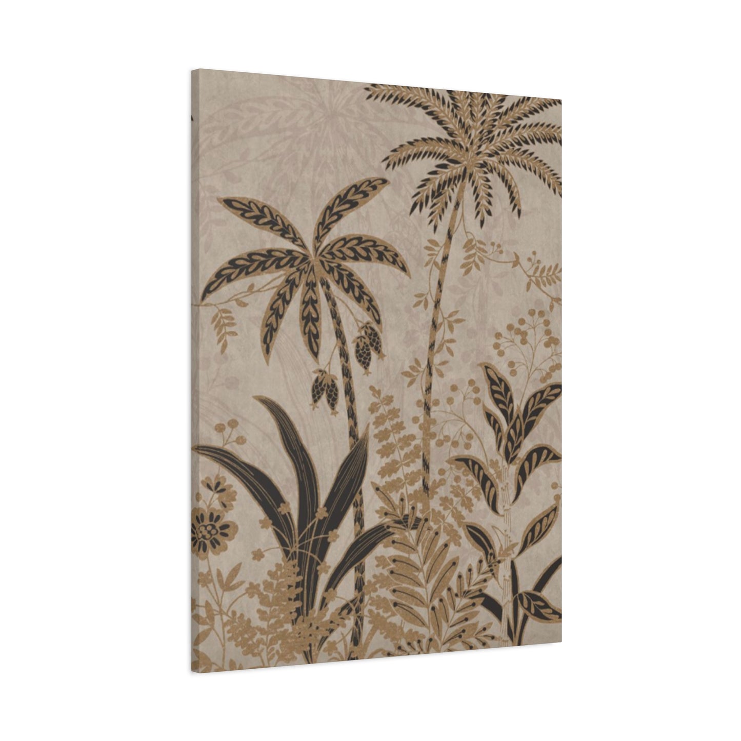 Brown Color Small Palm Tree Wall Art & Canvas Prints