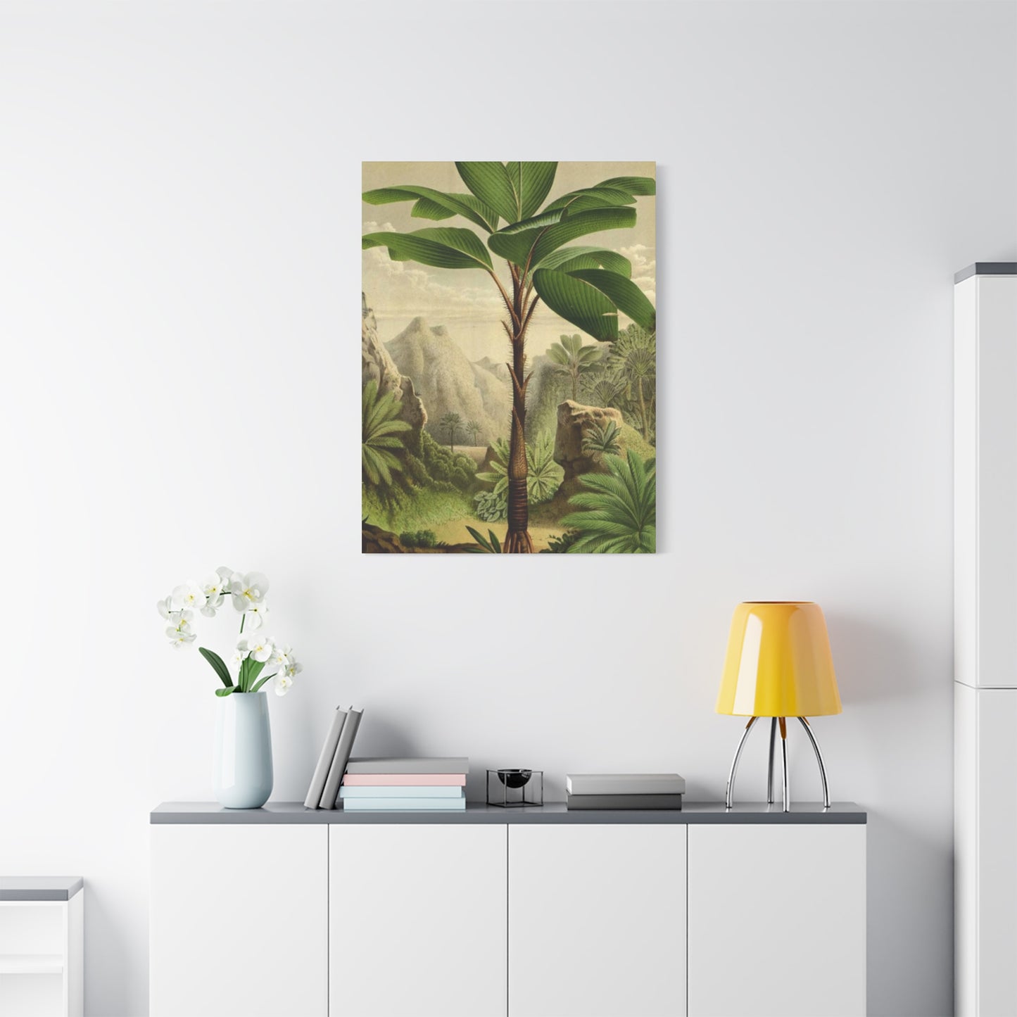 Palm Tree In The Forest Wall Art & Canvas Prints