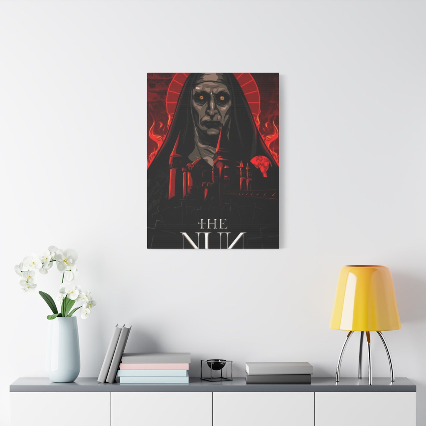 The Nun Horror Movie Poster Wall Art & Canvas Prints