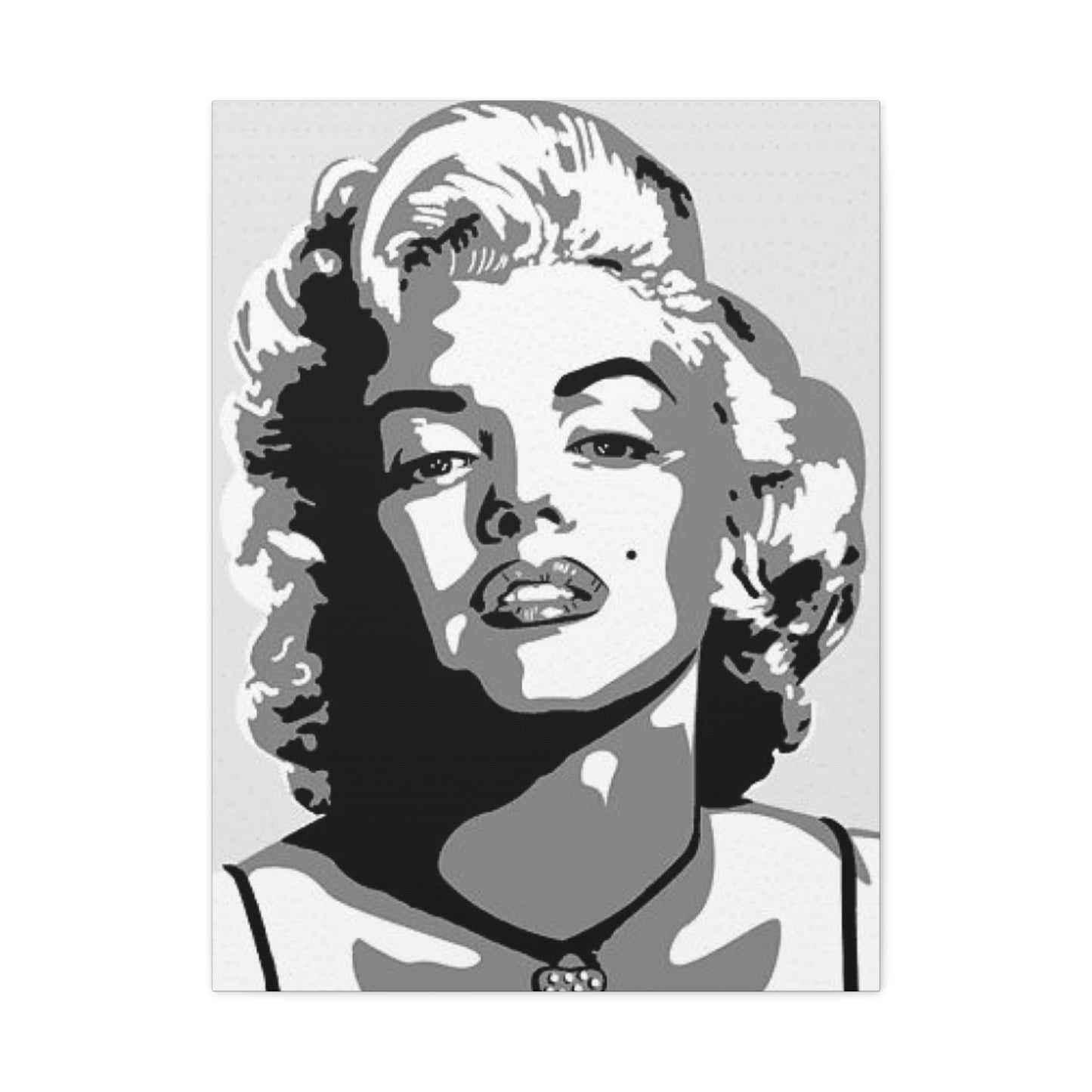 Beautiful Marilyn Monroe Candid Drawing Wall Art & Canvas Prints