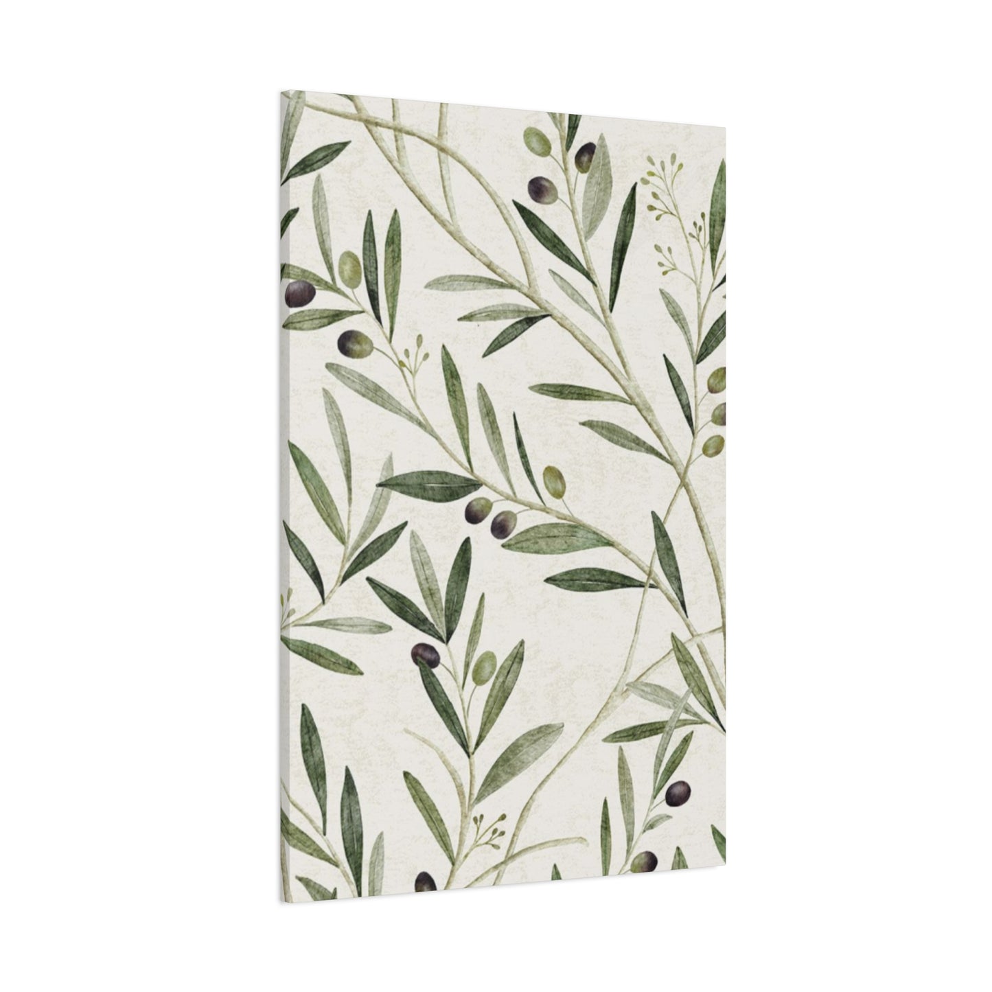 Olive Green Plant Leaves Wall Art & Canvas Prints