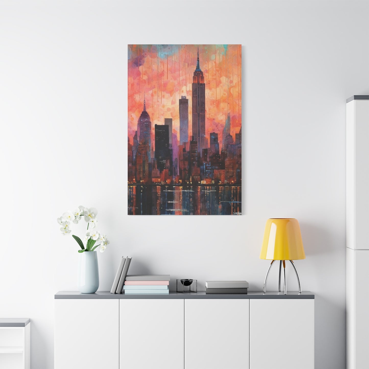 Painting Of New York City Skyline Wall Art & Canvas Prints