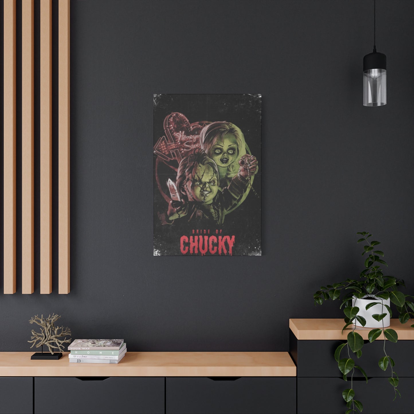 Bride of Chucky Horror Movie Poster Wall Art & Canvas Prints