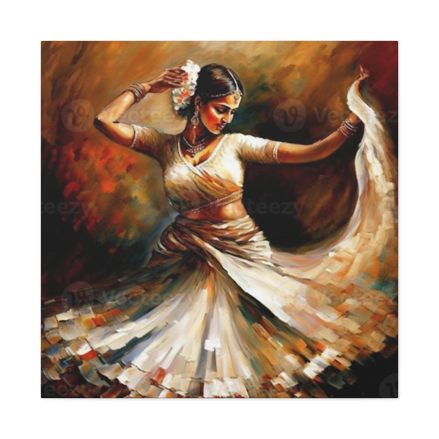 Indian Women Dancing Wall Art & Canvas Prints