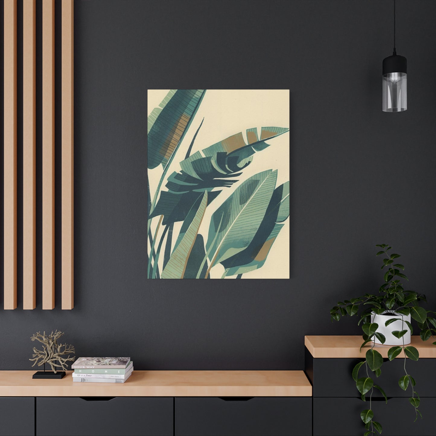 Palm Tree Leaves Abstract  Wall Art & Canvas Prints