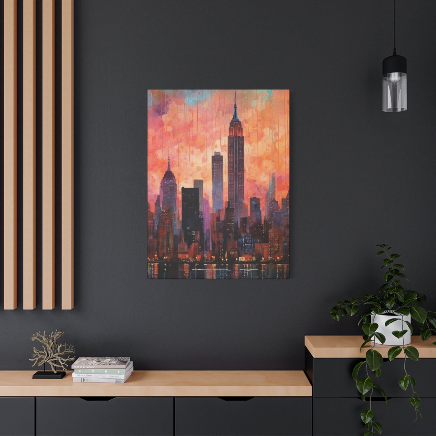 Painting Of New York City Skyline Wall Art & Canvas Prints