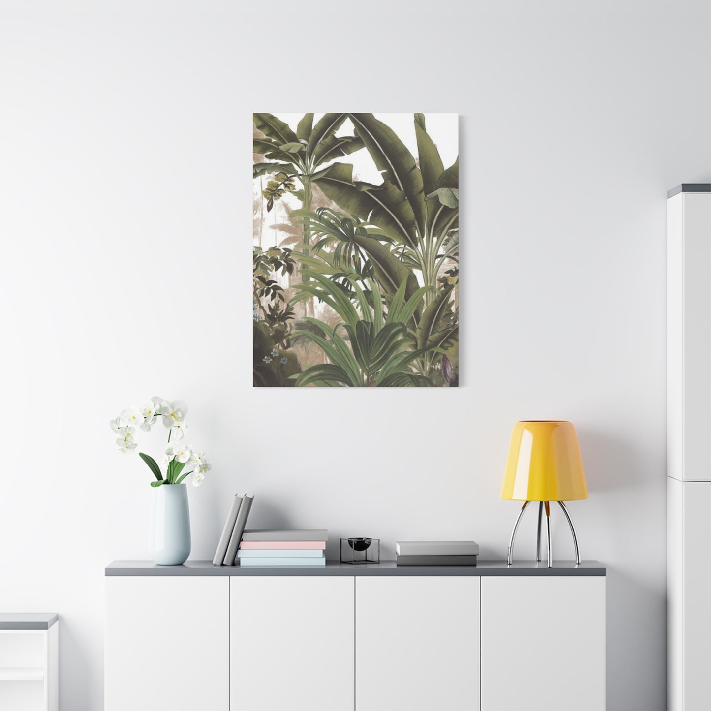 Palm Tree In Forest Wall Art & Canvas Prints