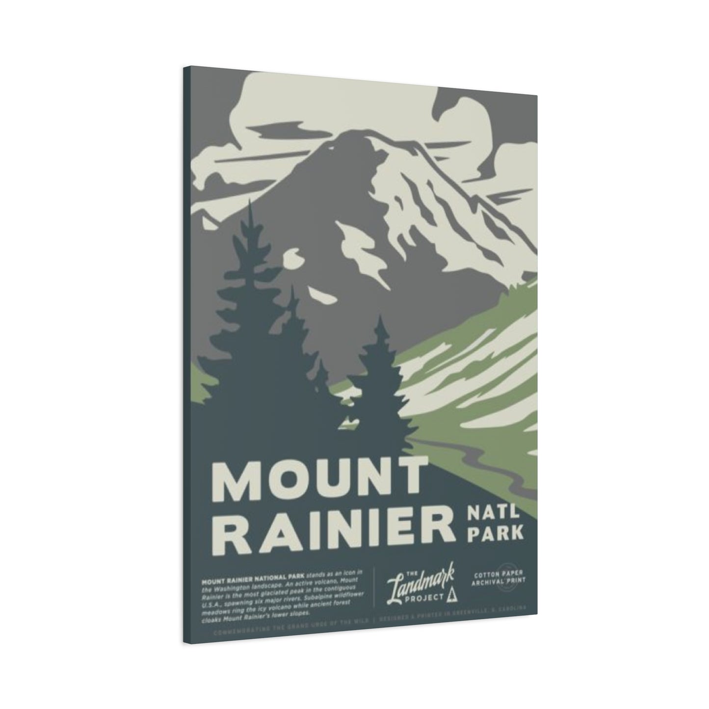 Mount Rainier The National Park Wall Art & Canvas Prints