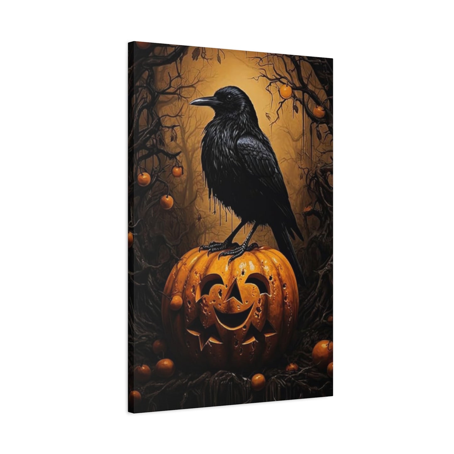 Scary Crow Wall Art & Canvas Prints