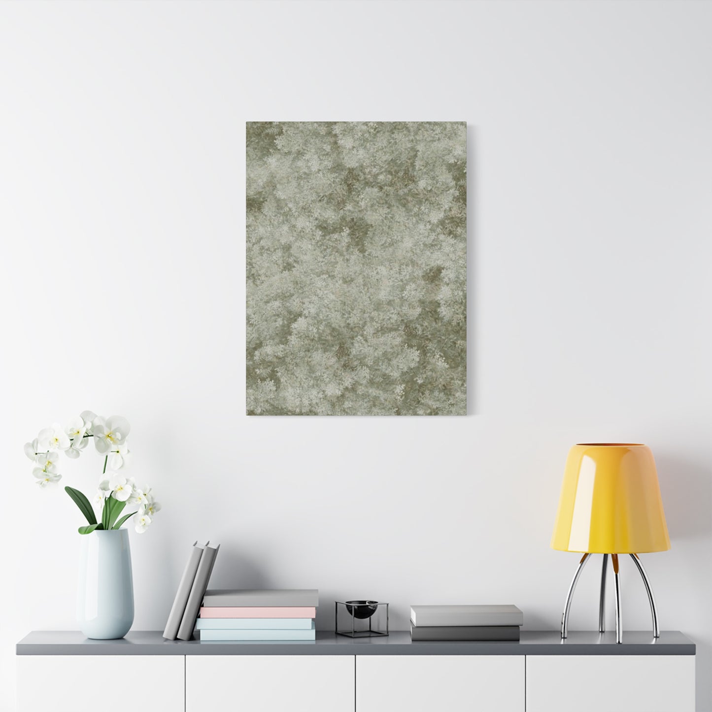 Random Beautiful Olive Green Painting Wall Art & Canvas Prints