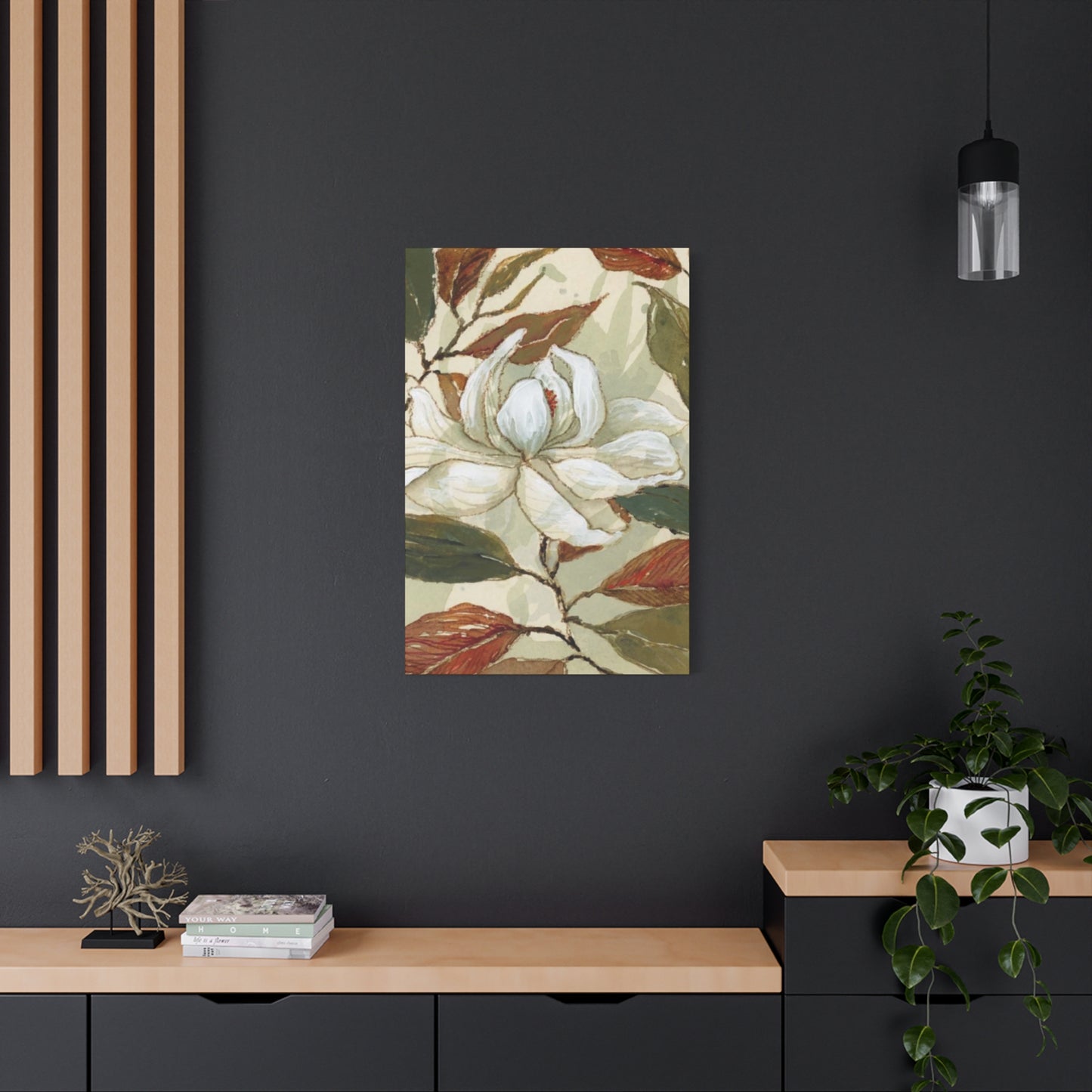 White Magnolia Flower Wall Art & Canvas Prints