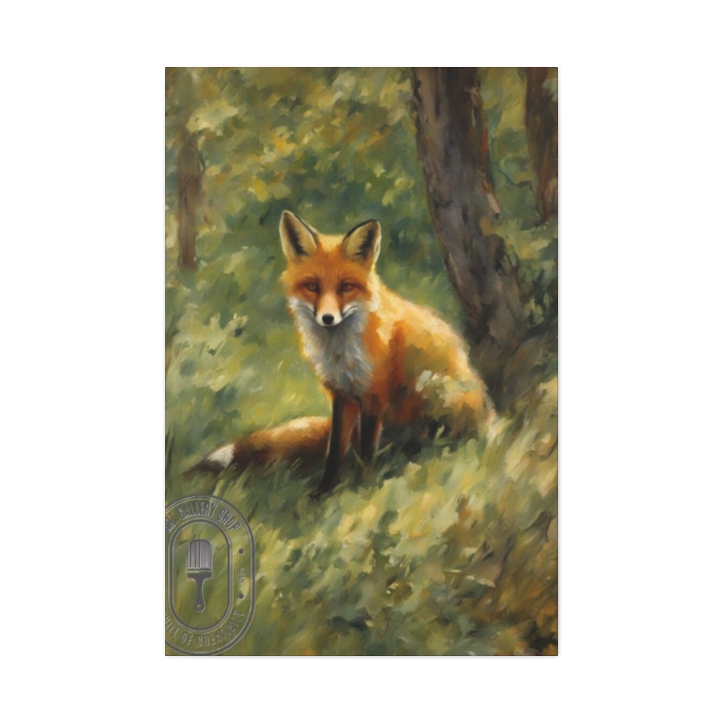 The Abstract Red Fox Portrait Wall Art & Canvas Prints