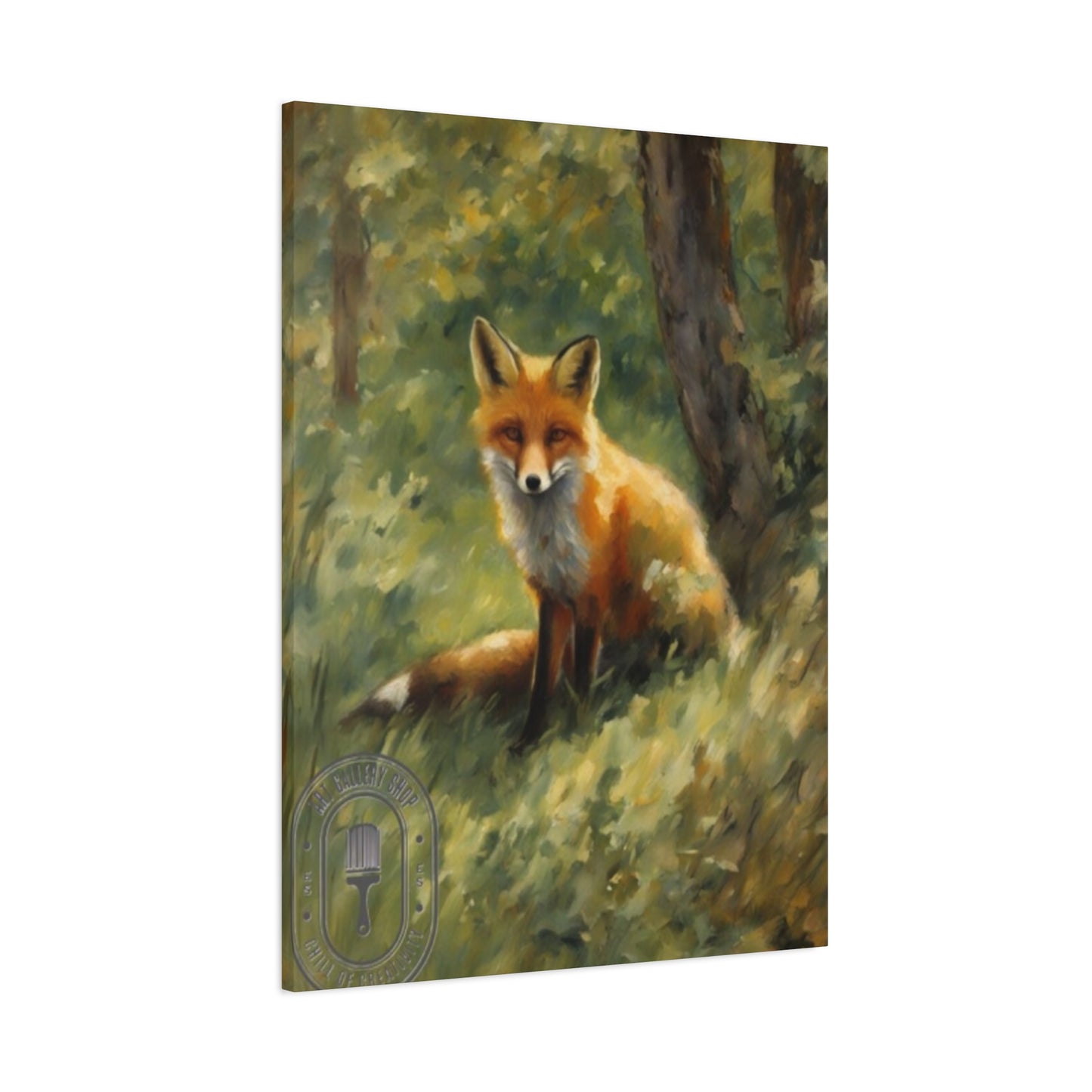 The Abstract Red Fox Portrait Wall Art & Canvas Prints