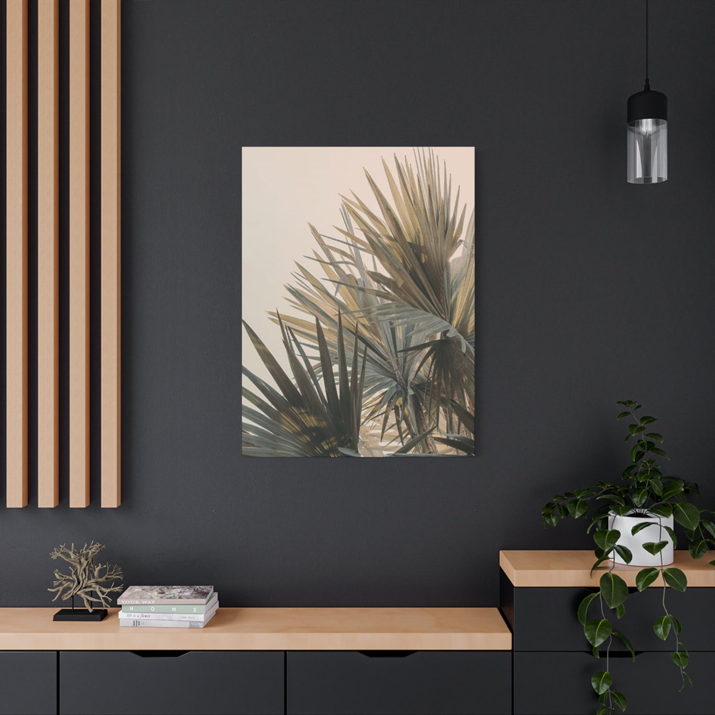 Palm Tree Leaves Close Up Wall Art & Canvas Prints