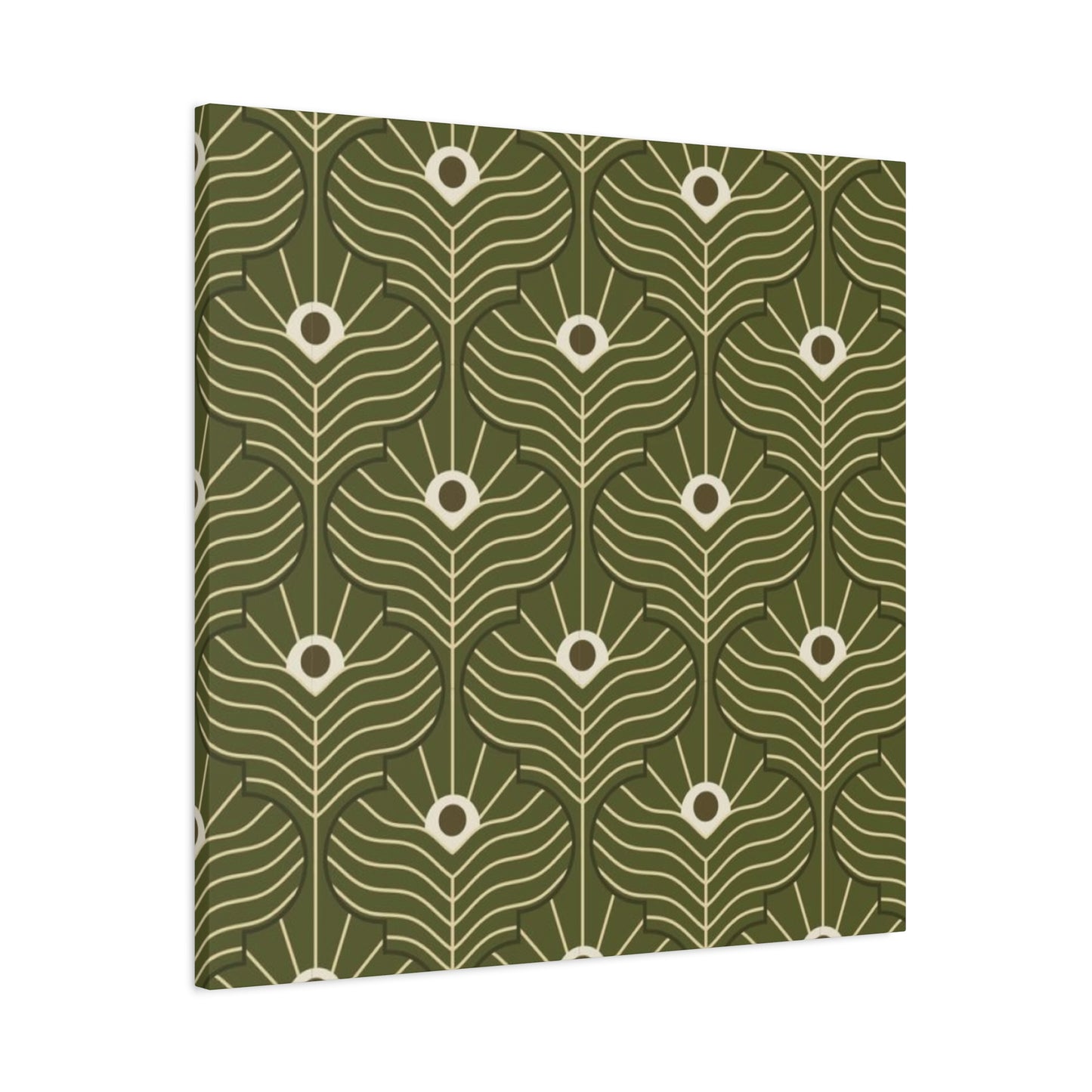 Green Pattern In Moroccan Wall Art & Canvas Prints