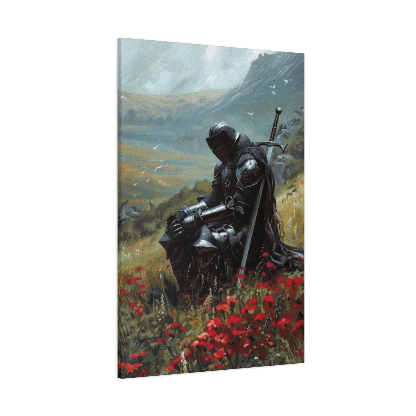 Alone Warrior Wall Art & Canvas Prints