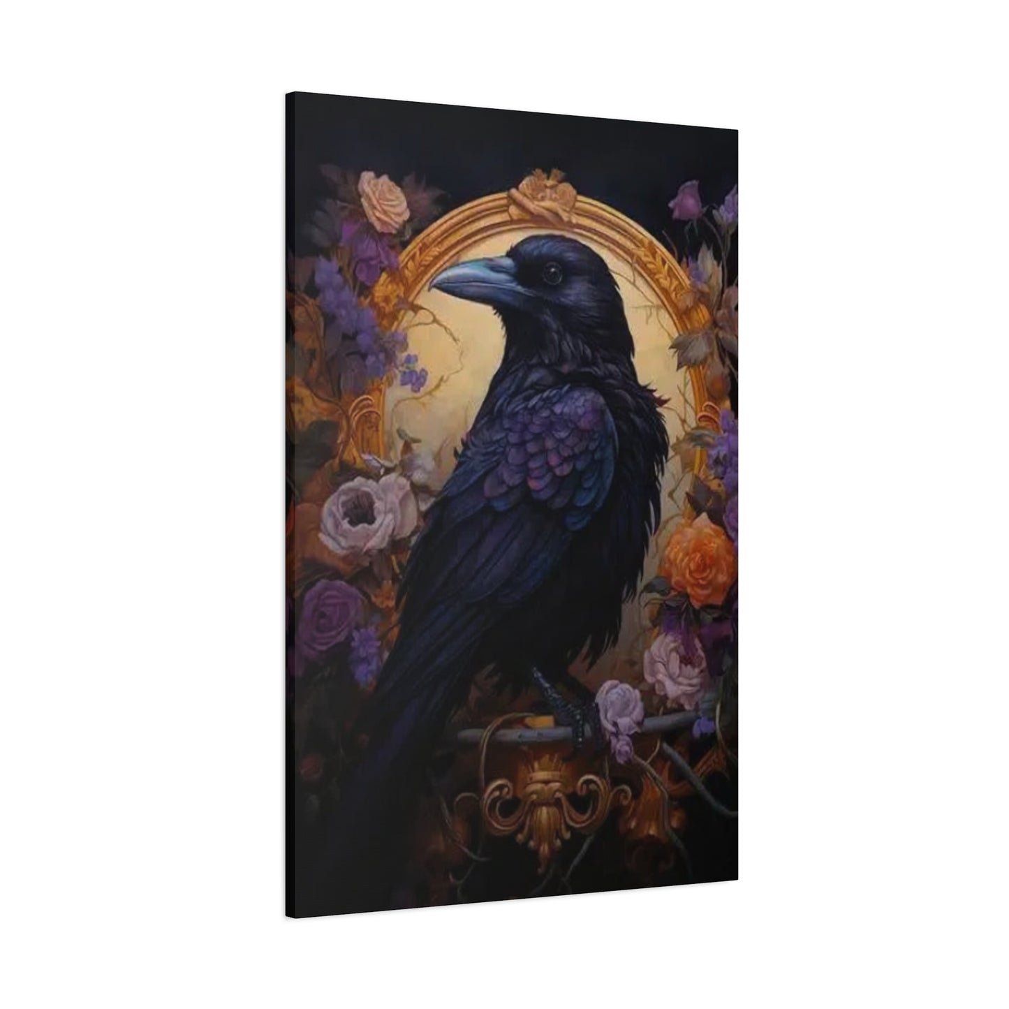 Scary Crow Wall Art & Canvas Prints