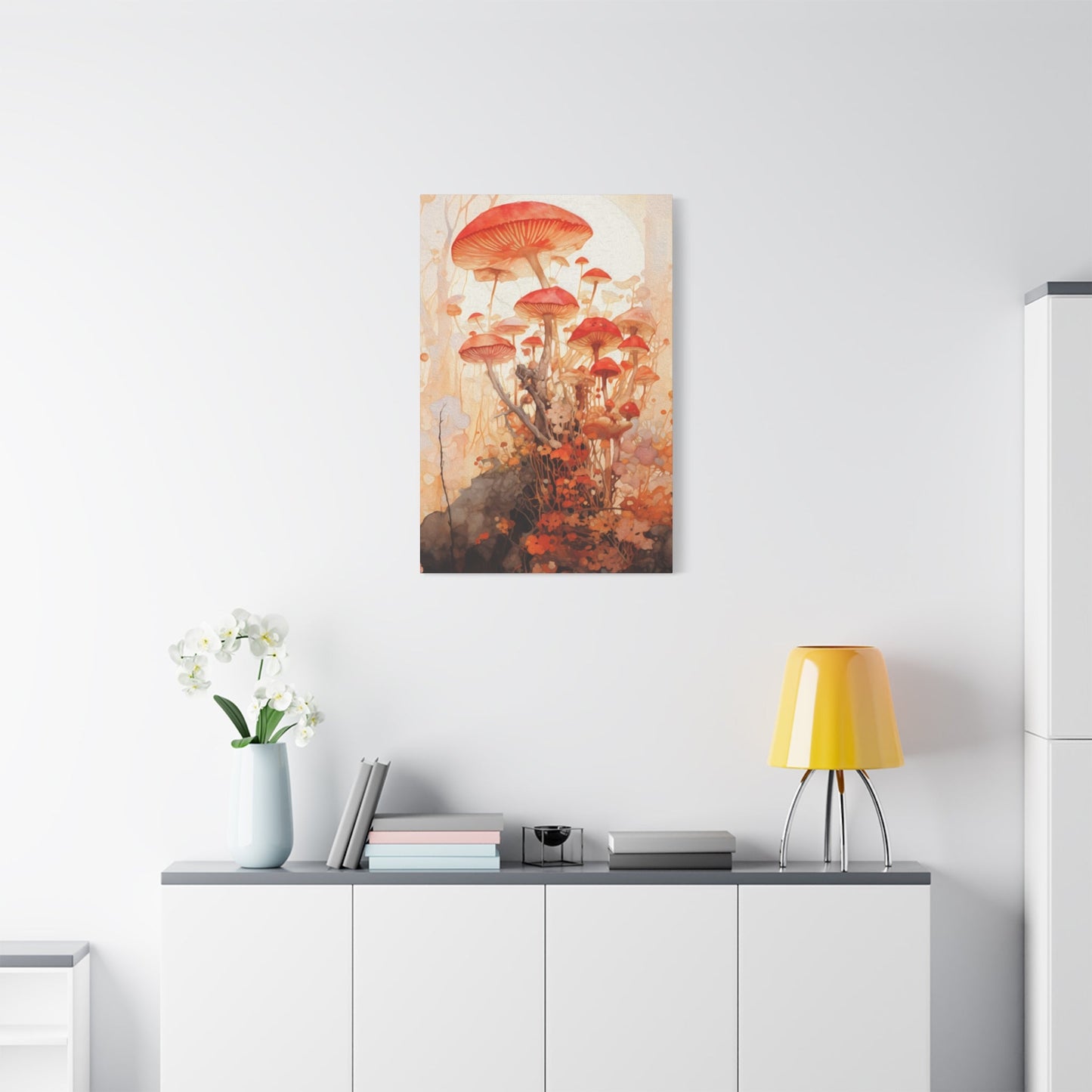 Mushroom Family Wall Art & Canvas Prints