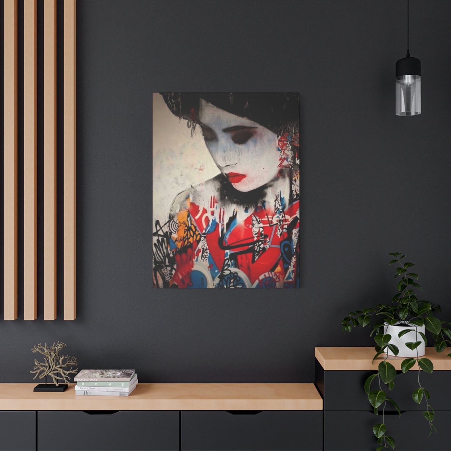 Women Face Abstract Modernism Wall Art & Canvas Prints