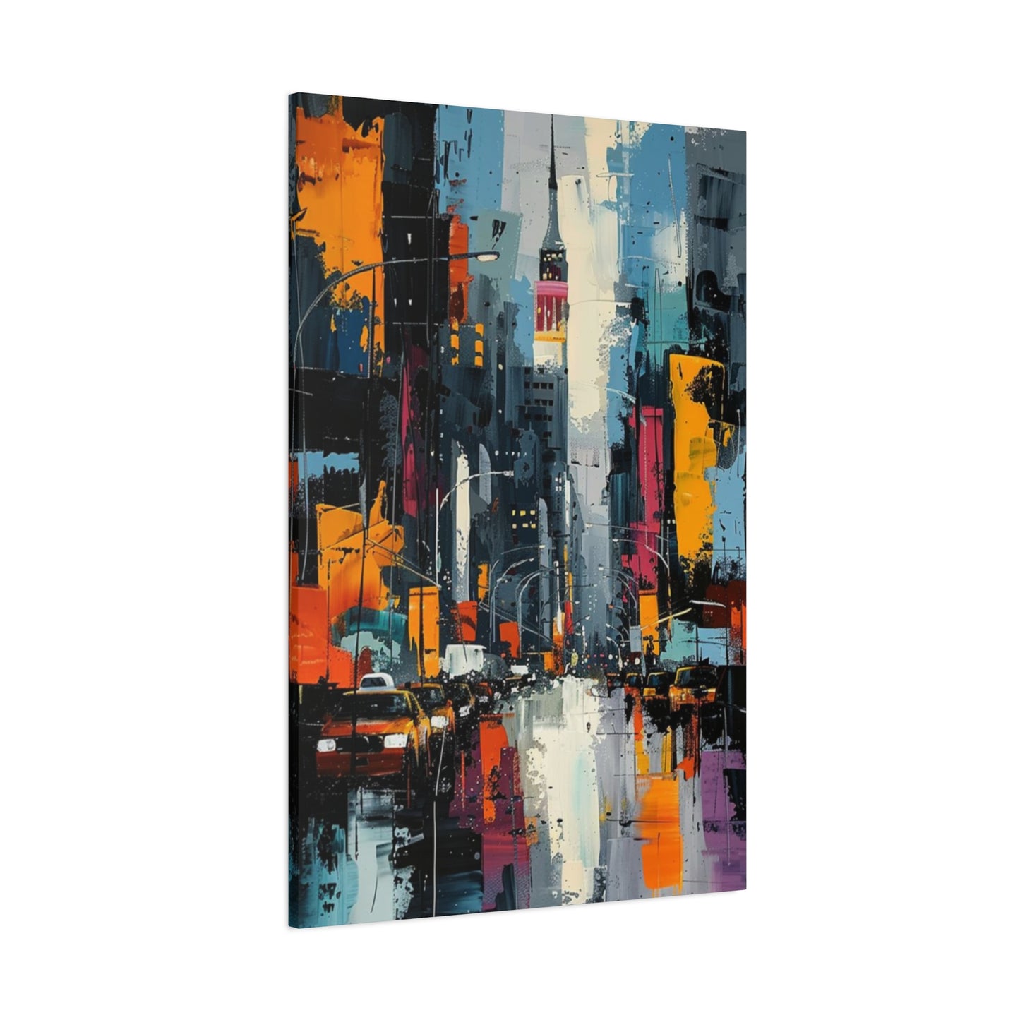 Painting Of Streets Of New York City Wall Art & Canvas Prints