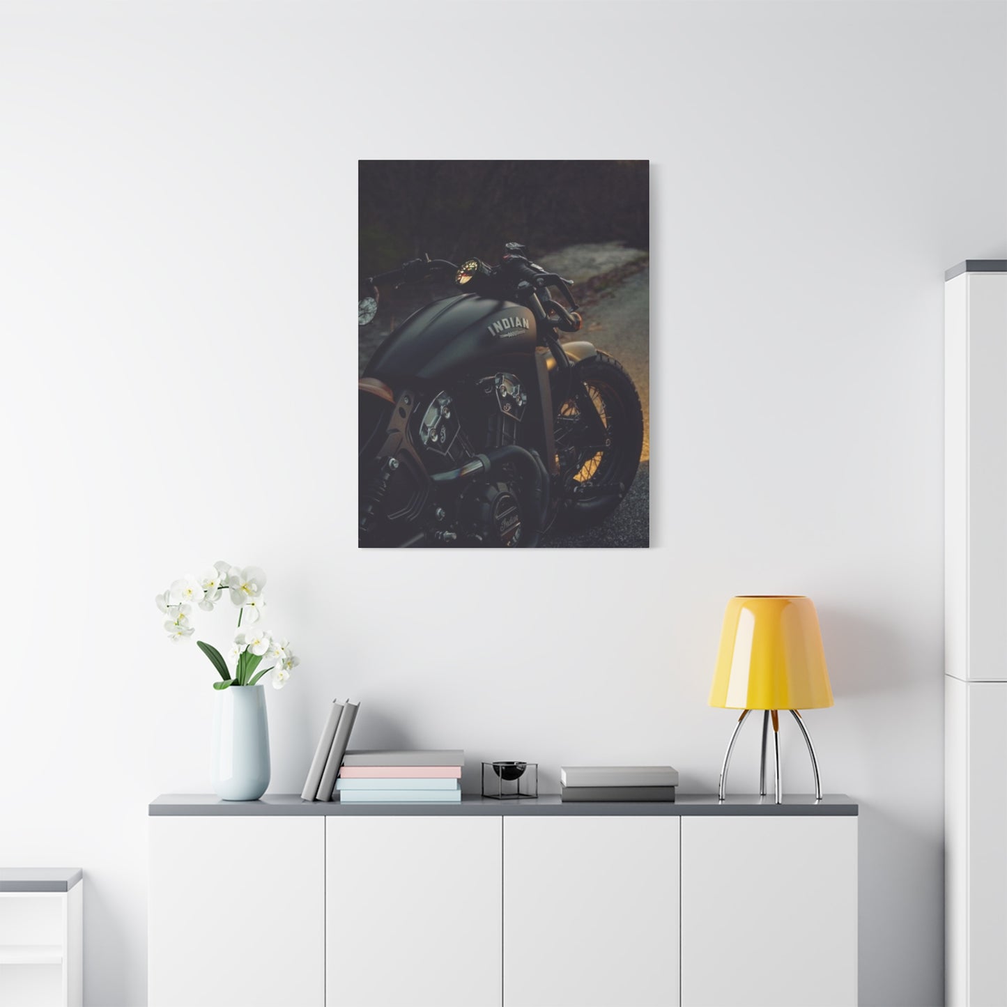 Classic Indian Motorcycle Wall Art & Canvas Prints