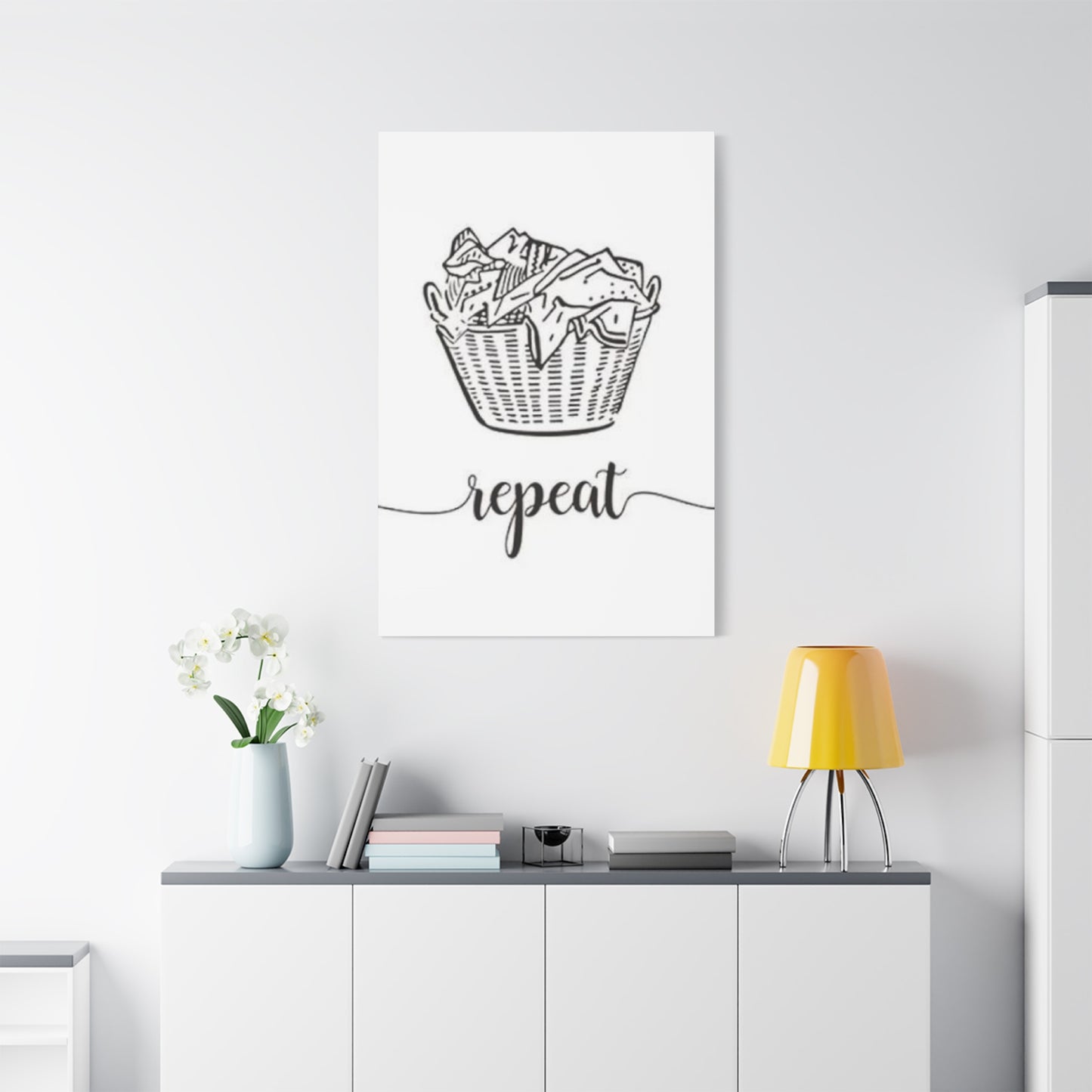 Repeat Poster Laundry Wall Art & Canvas Prints