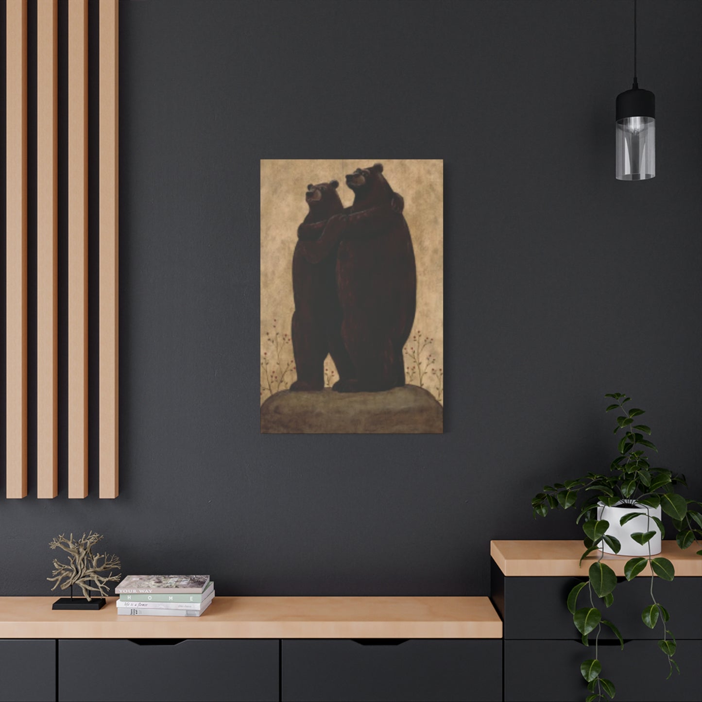 Grizzly Bear Couple Kimble Warren Wall Art & Canvas Prints