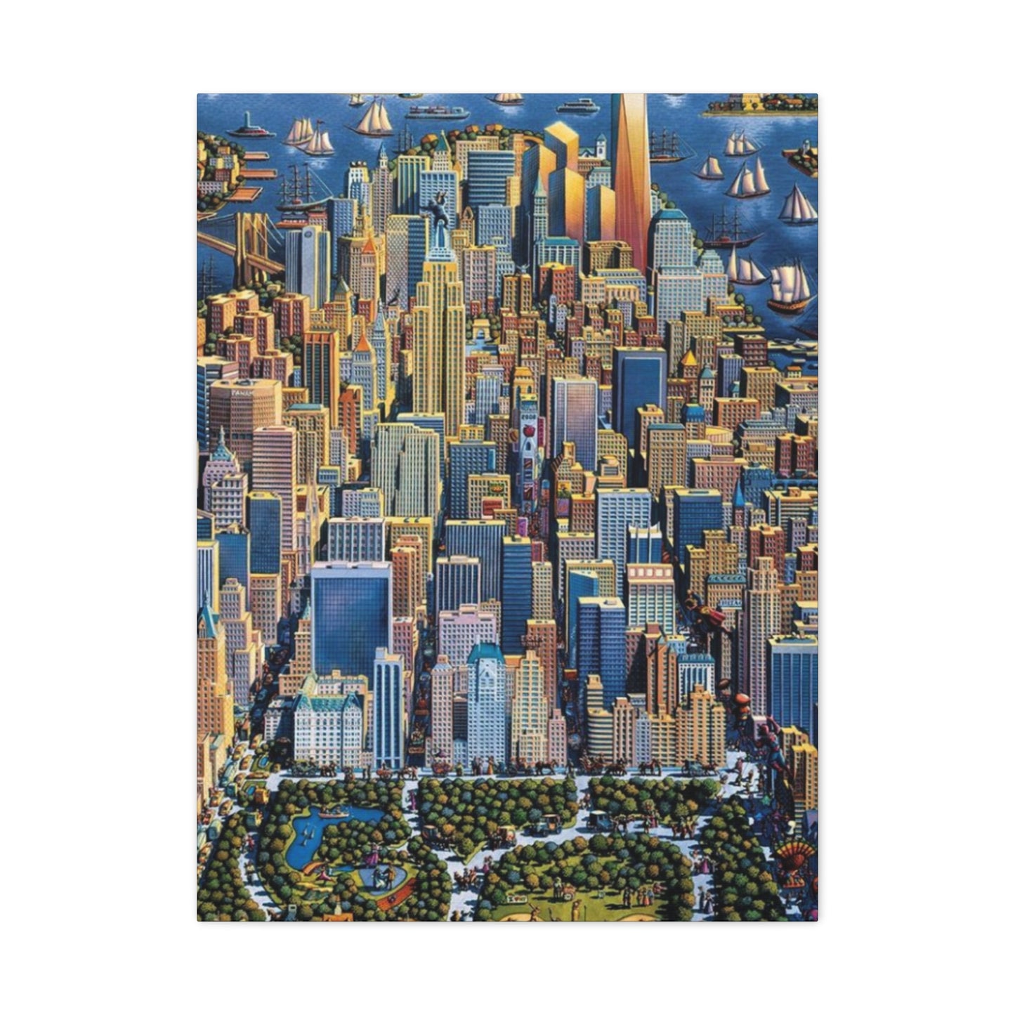 Manhattan Central Park New York City Skyline Wall Art & Canvas Prints