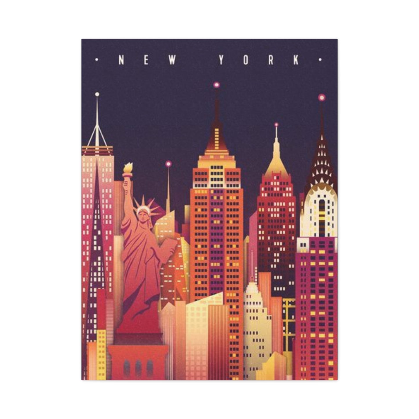 Streets Skyline Of New York City Wall Art & Canvas Prints