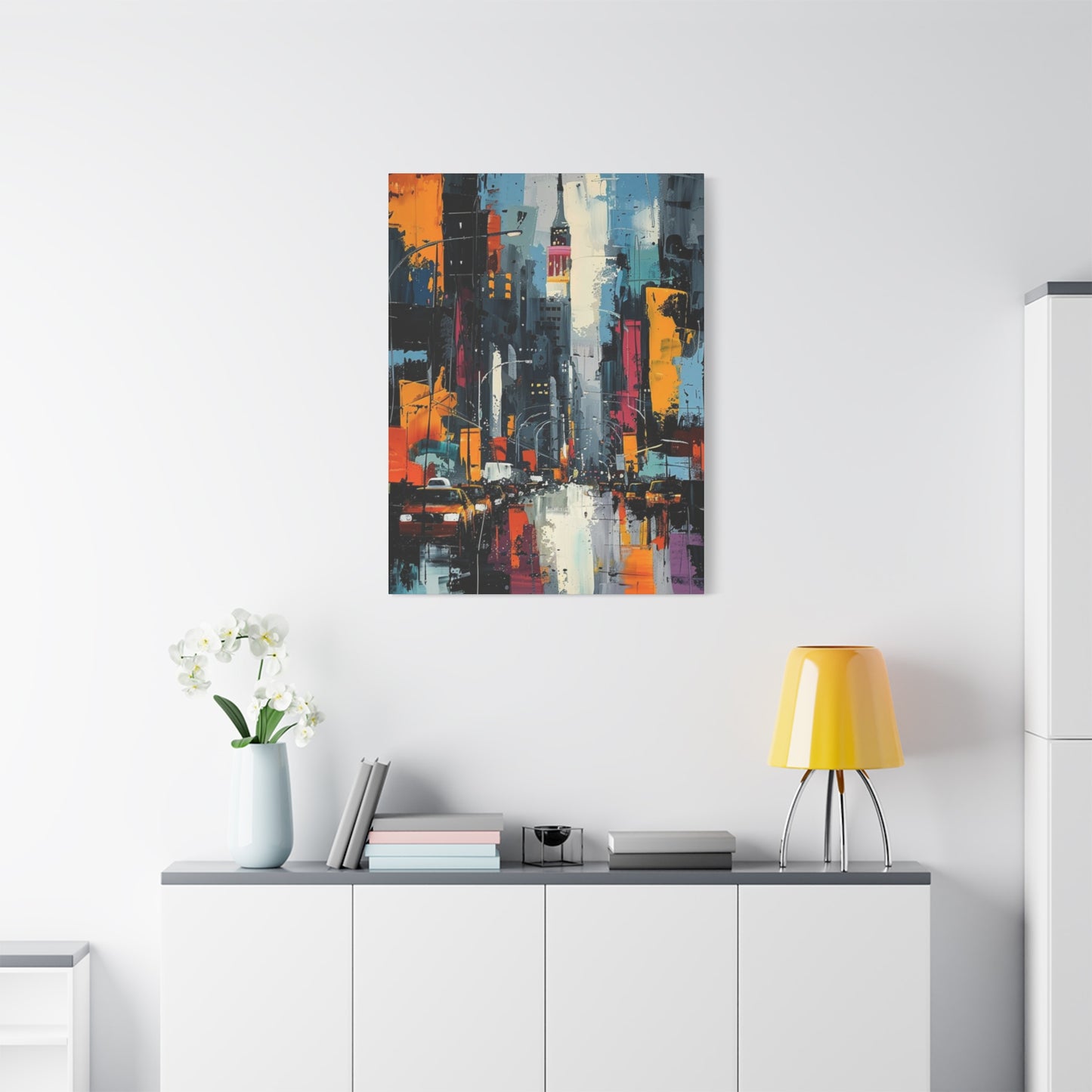 Painting Of Streets Of New York City Wall Art & Canvas Prints